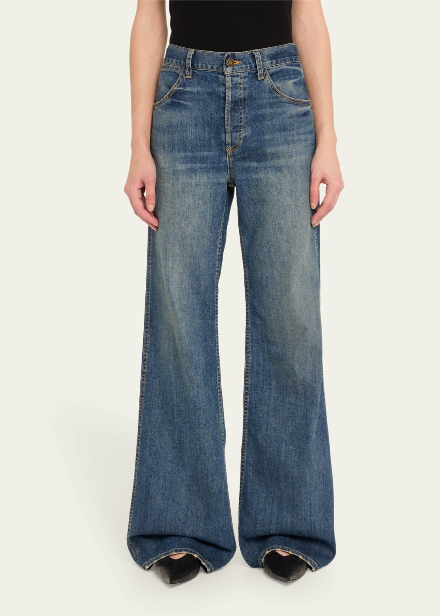 Nili Lotan Terrell Flared Jeans Image 4 of 5