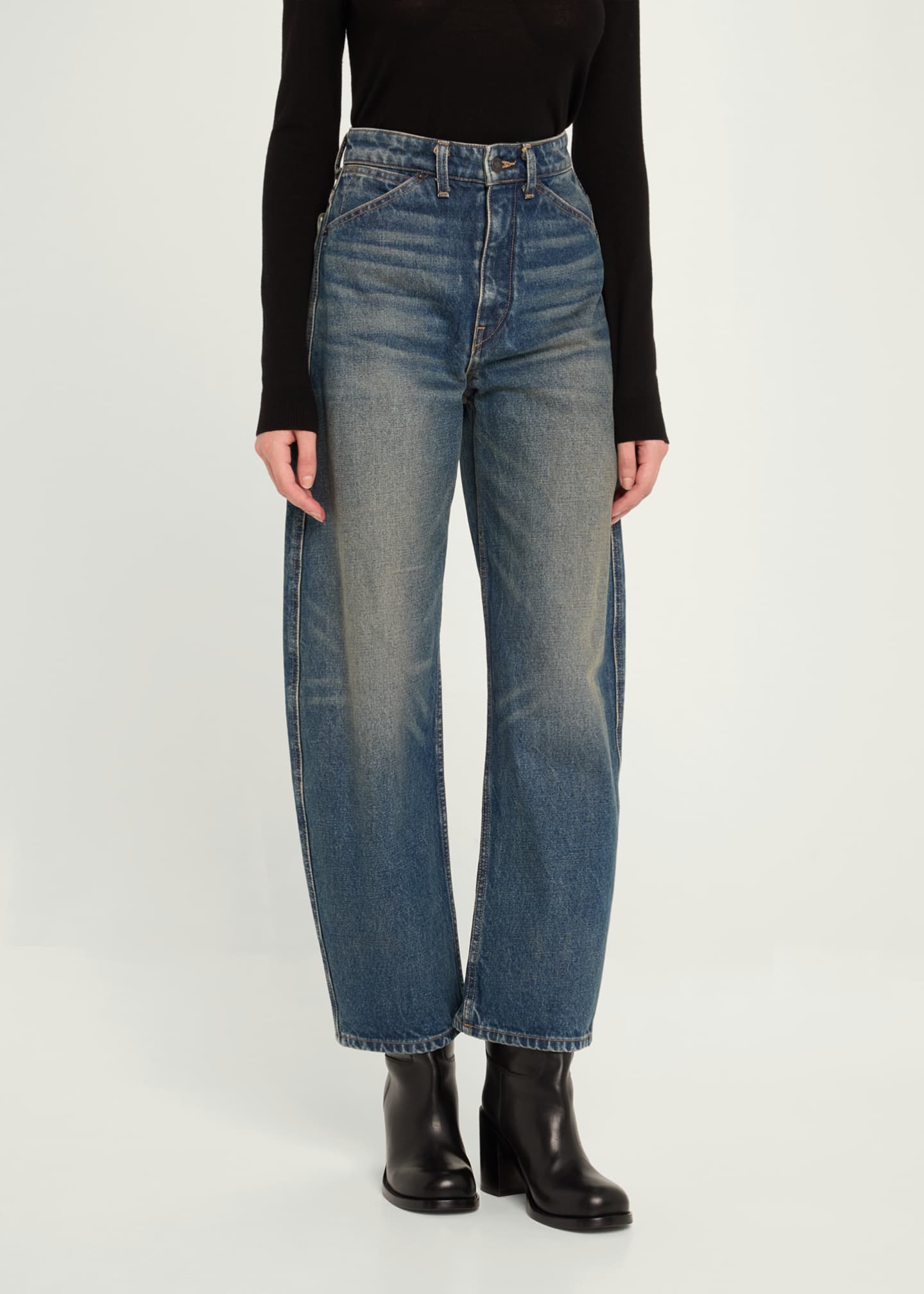 Nili Lotan Otis Barrel Jeans Image 4 of 5