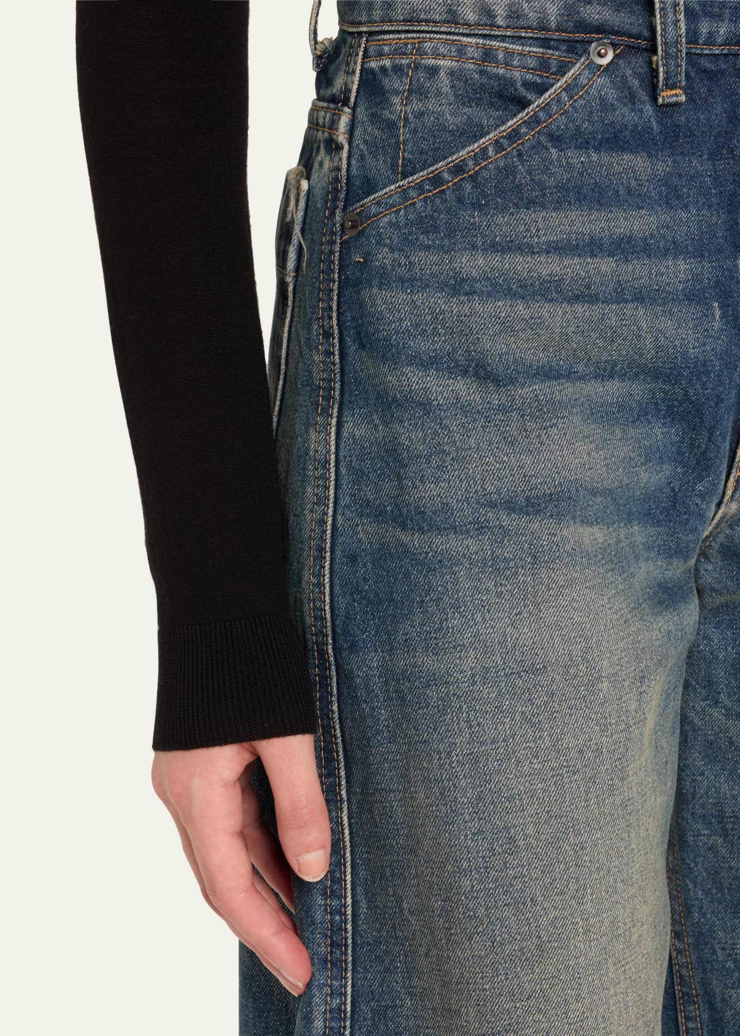 Nili Lotan Otis Barrel Jeans Image 5 of 5