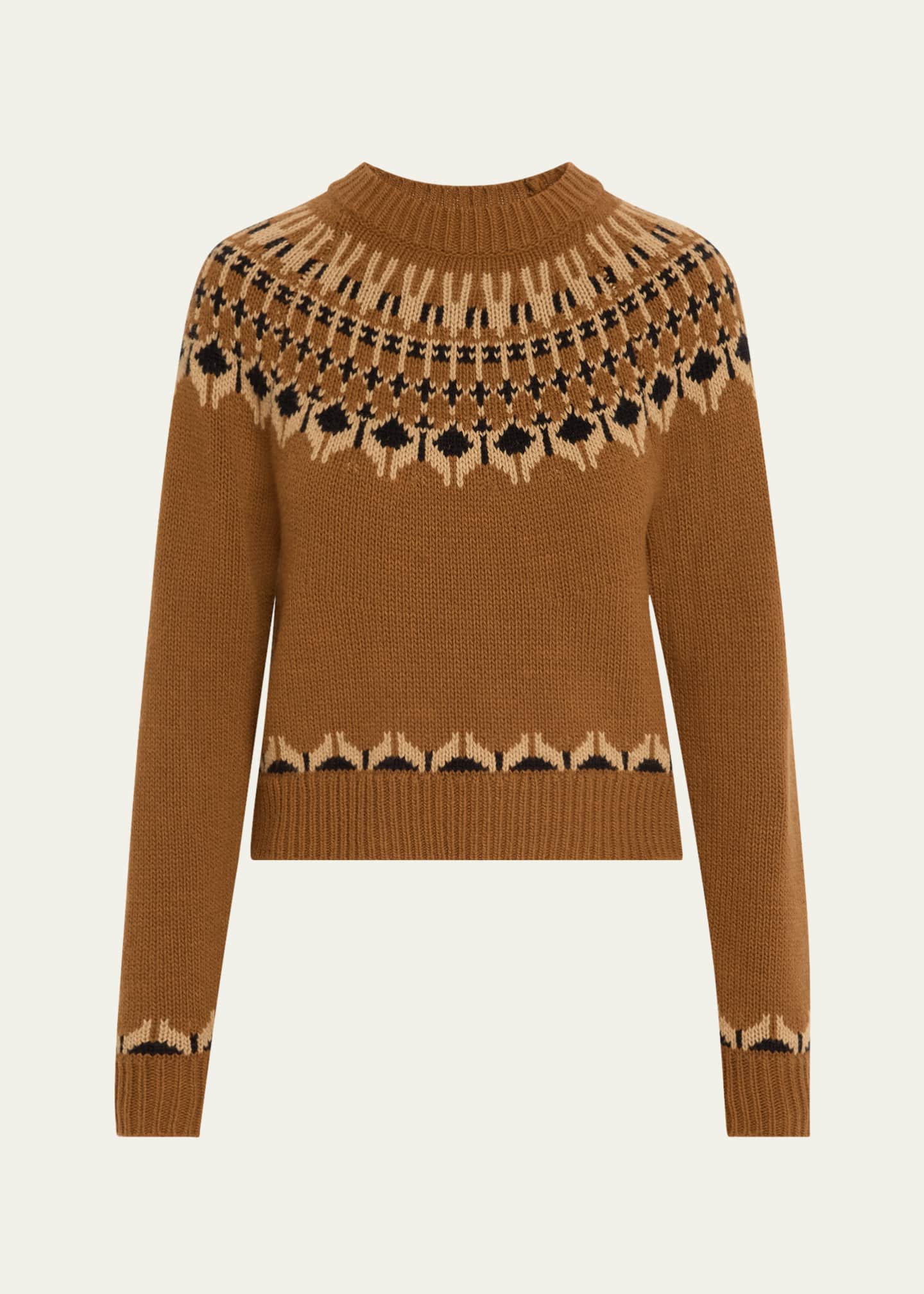 Nili Lotan Fern Fair Isle Wool Sweater Image 1 of 5