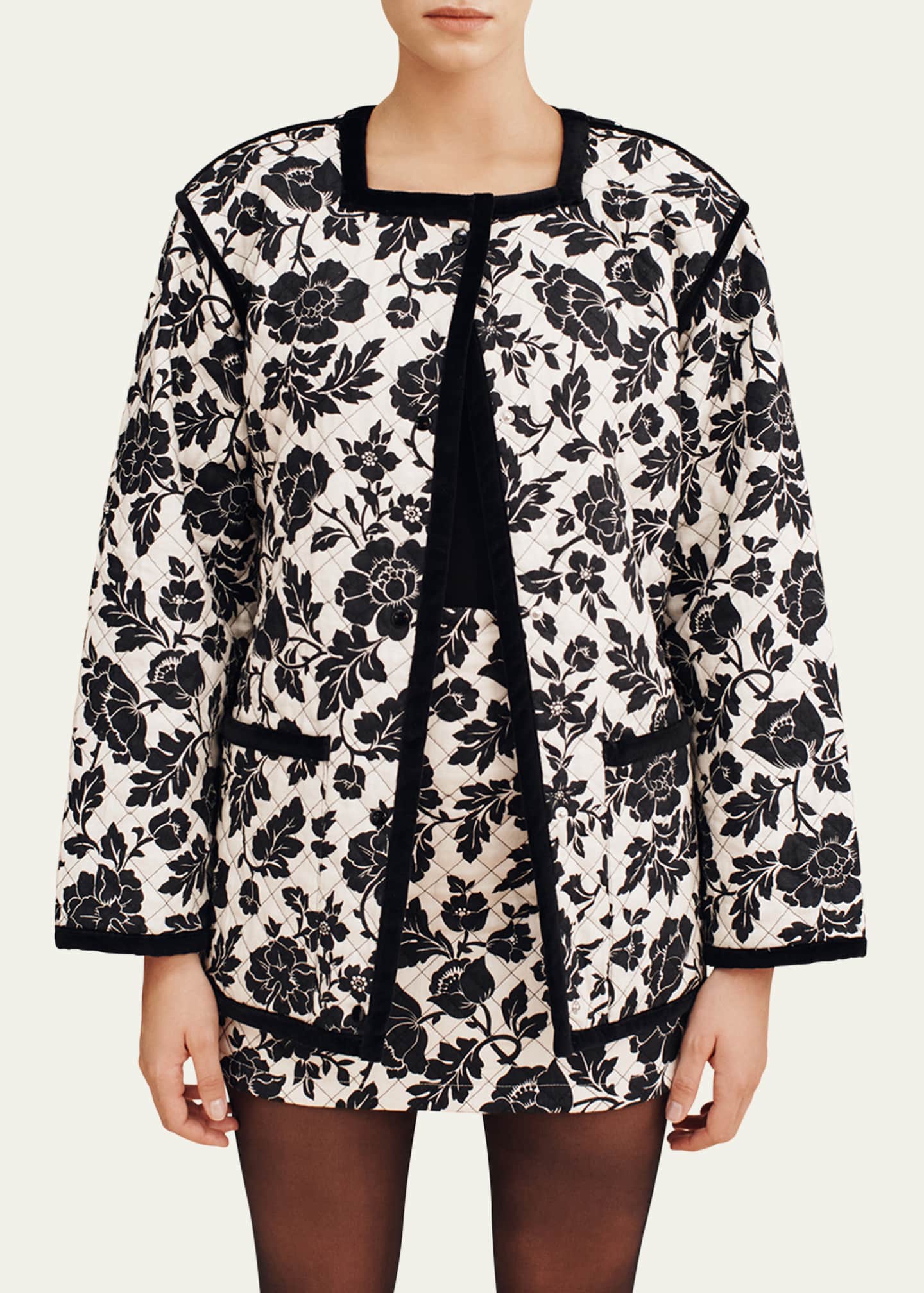 Romeo Reversible Floral Jacket - Thumbnail 5