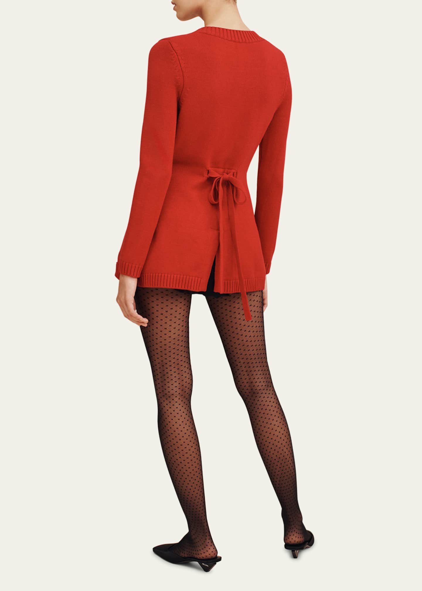 Sabrina Long-Sleeve Cardigan - Thumbnail 3
