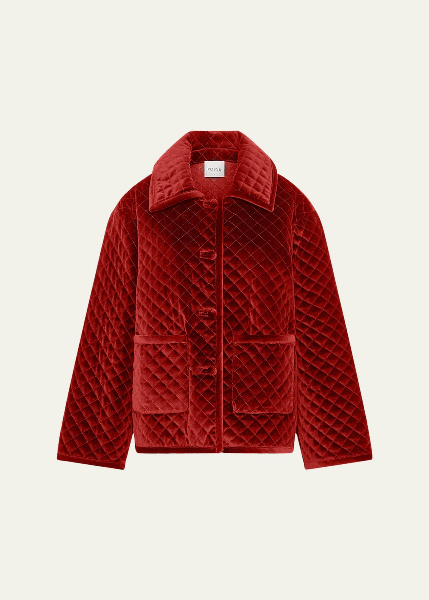 Posse Marley Quilted Velvet Jacket
