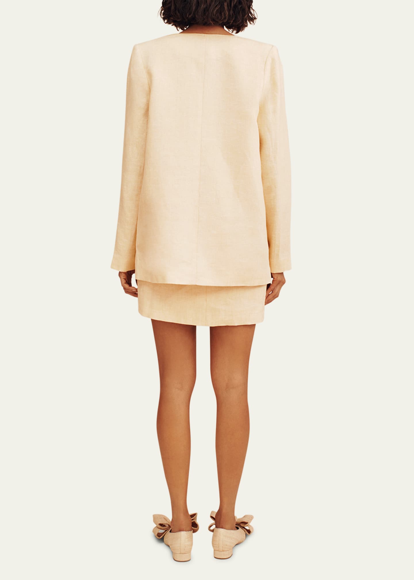 Rio Linen Shift Jacket - Thumbnail 3
