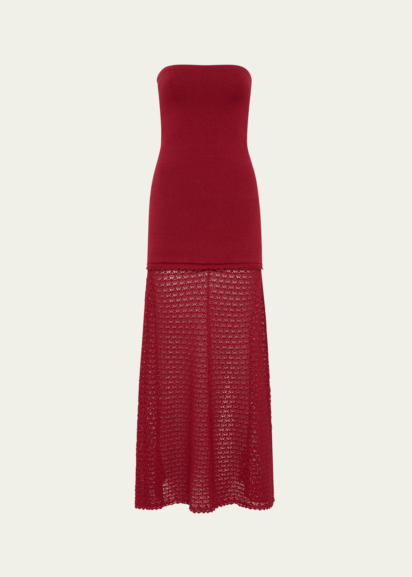Romy Strapless Knit Maxi Dress