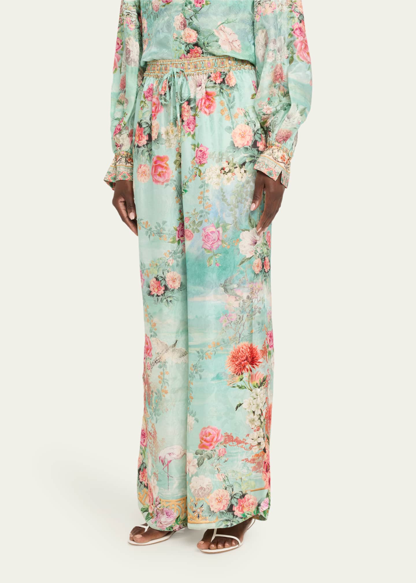 Camilla The Jewellery Museum Silk Lounge Pants Image 4 of 5