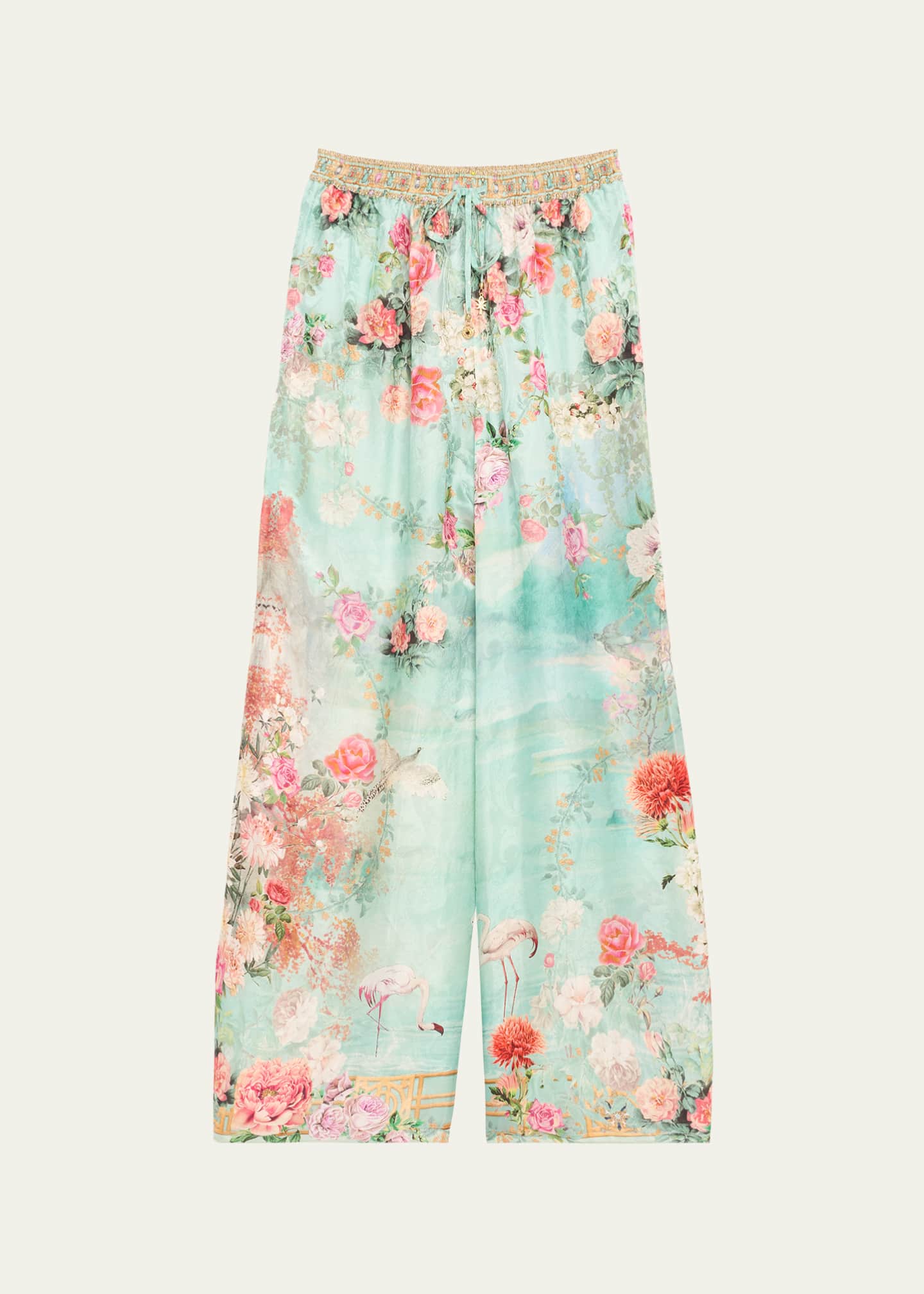 Camilla The Jewellery Museum Silk Lounge Pants Image 1 of 5