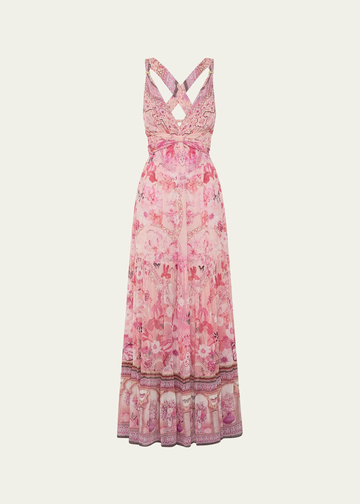 SHORT GATHERED PANEL DRESS BOTANICAL BALLADS