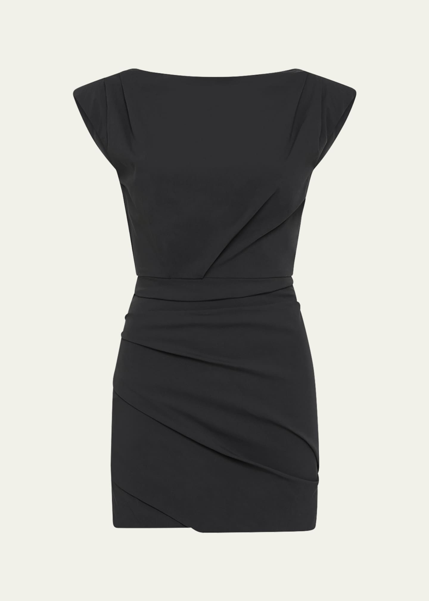 St. Agni Bateau Gathered Mini Dress Image 1 of 3