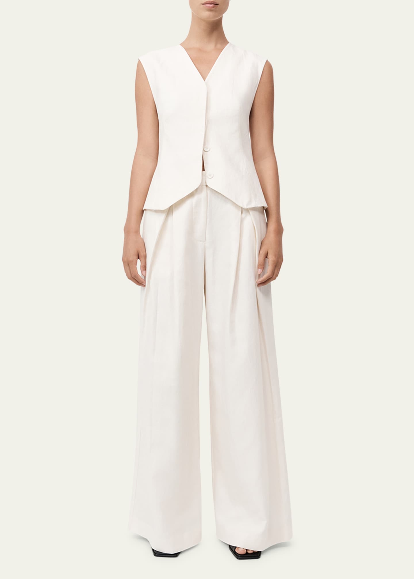 St. Agni Minimal Tailored Vest Image 2 of 4