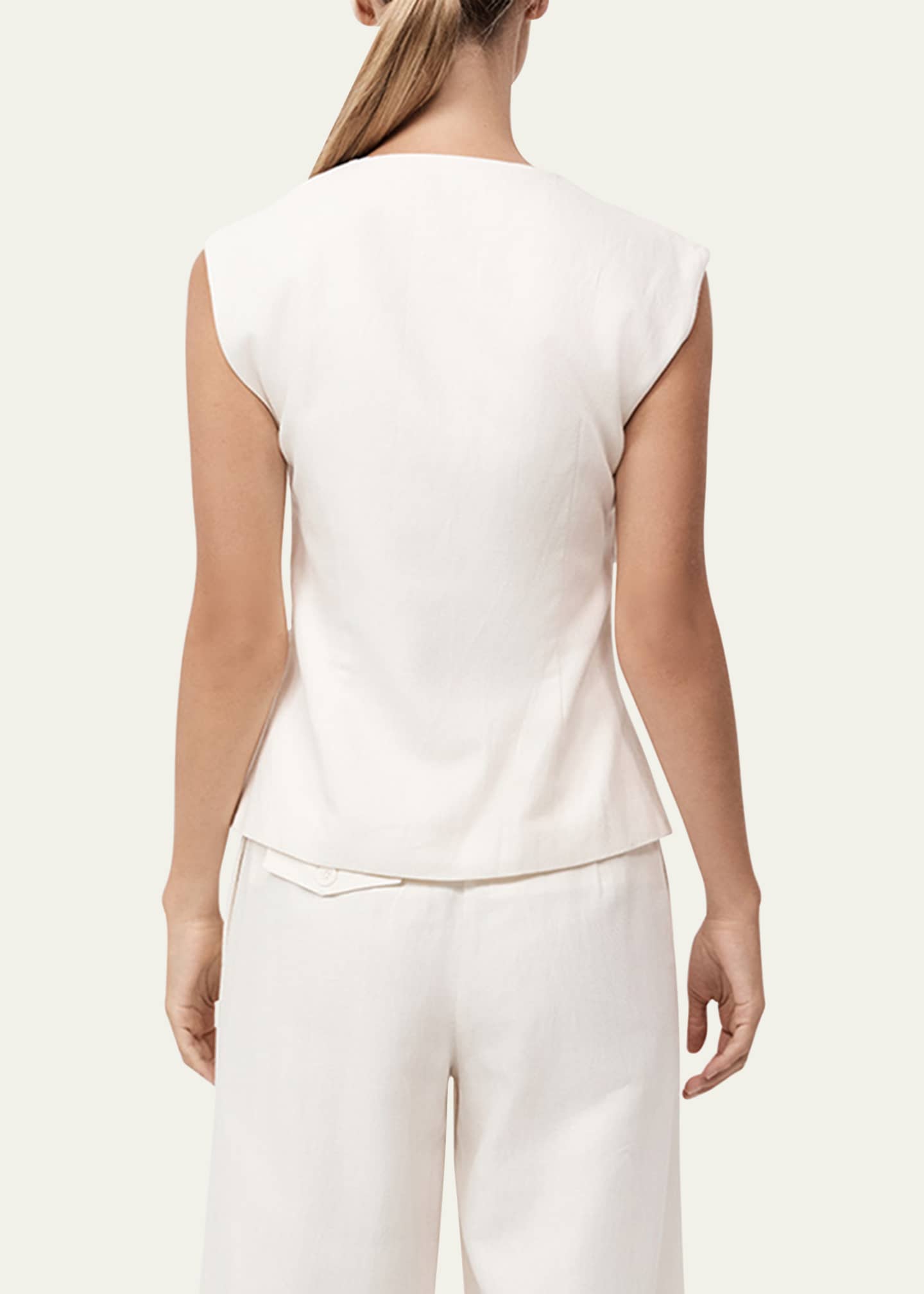 St. Agni Minimal Tailored Vest Image 3 of 4