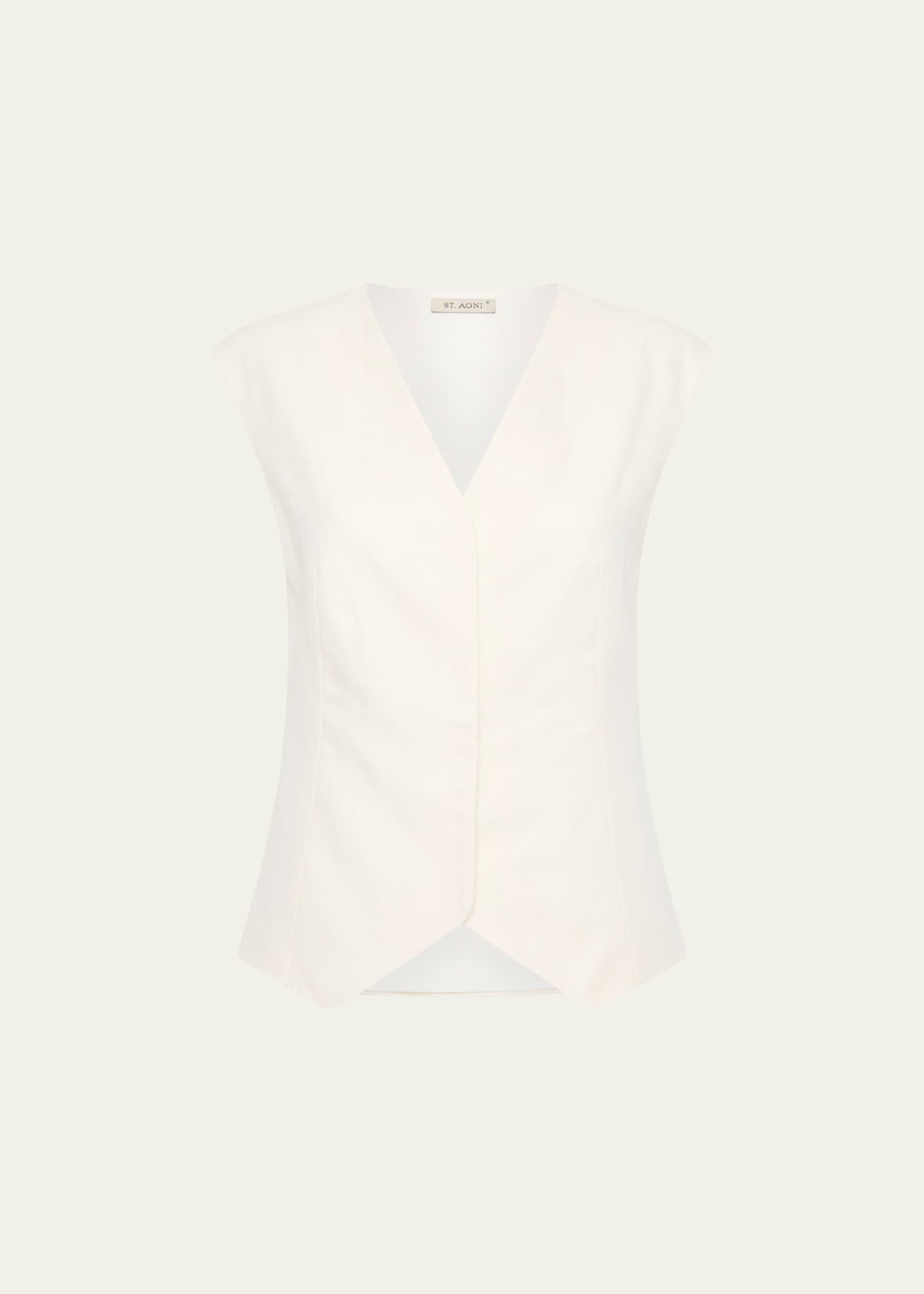 St. Agni Minimal Tailored Vest Image 1 of 4