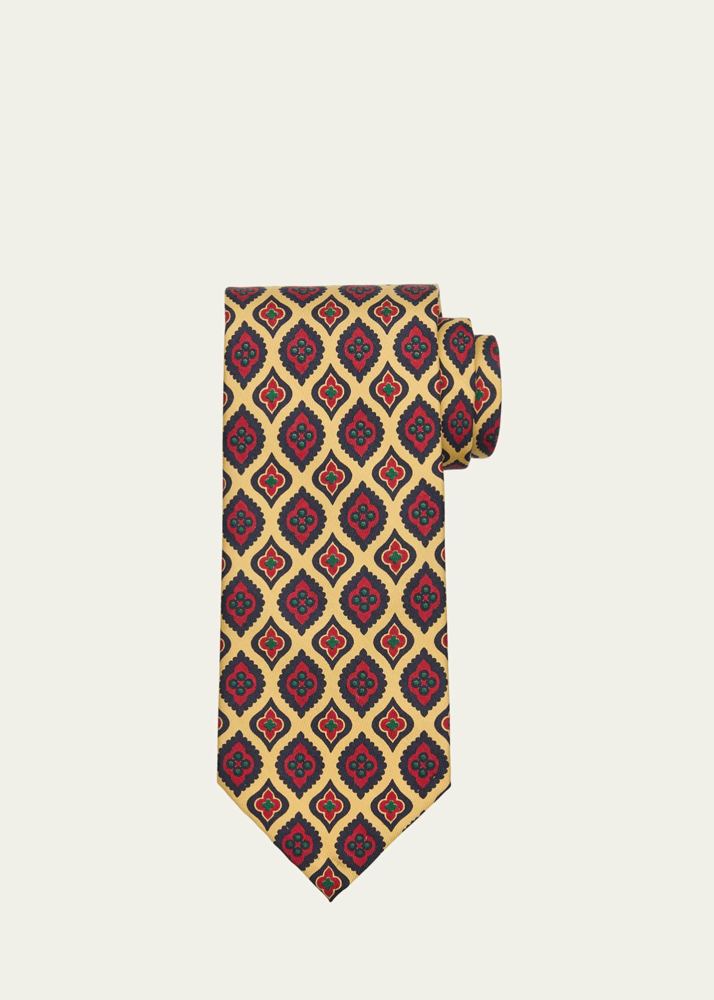 Petronius 1926 Men's Limited Edition Medallion Silk Tie