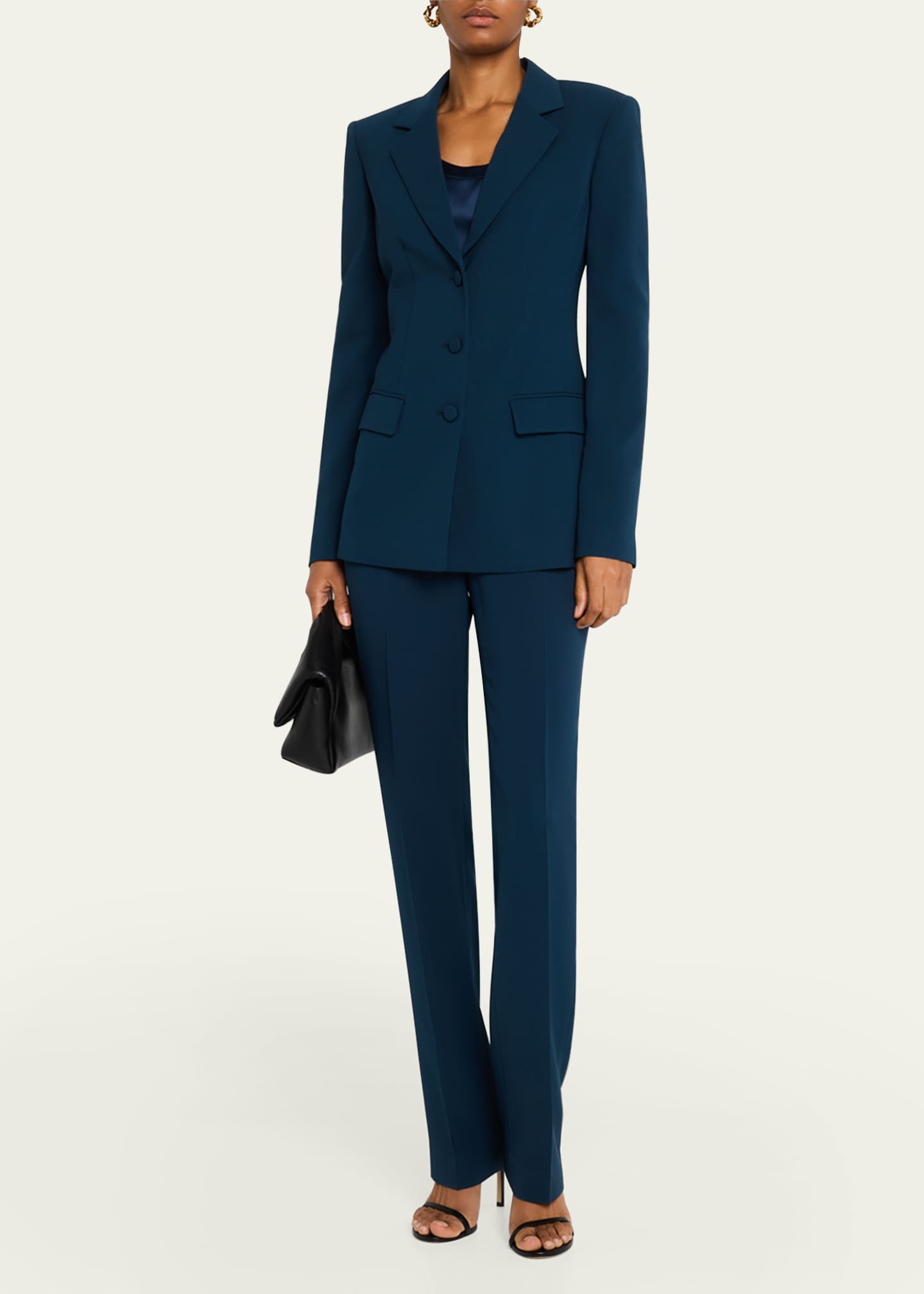 Single-Breasted Tailored Blazer