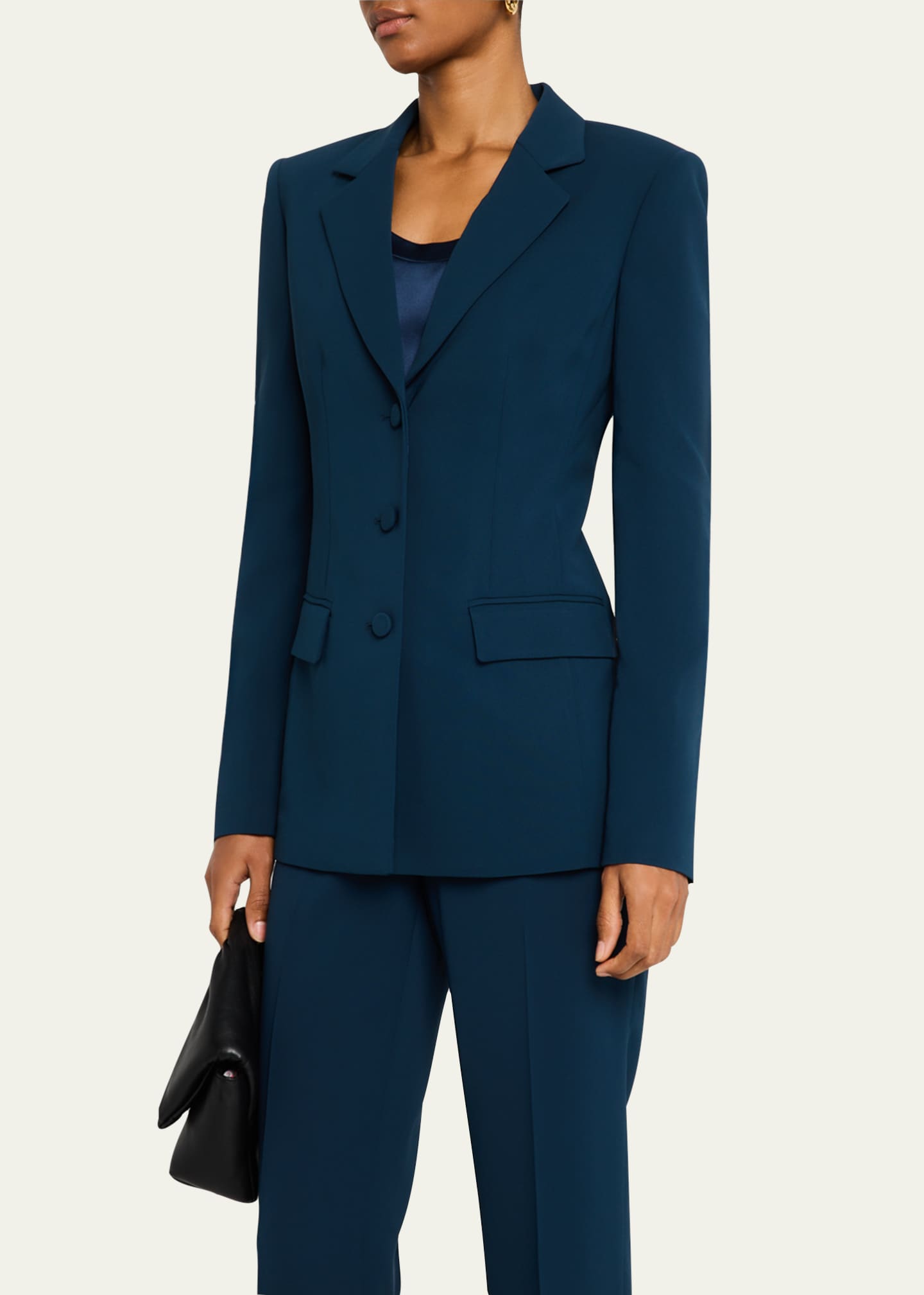 Single-Breasted Tailored Blazer