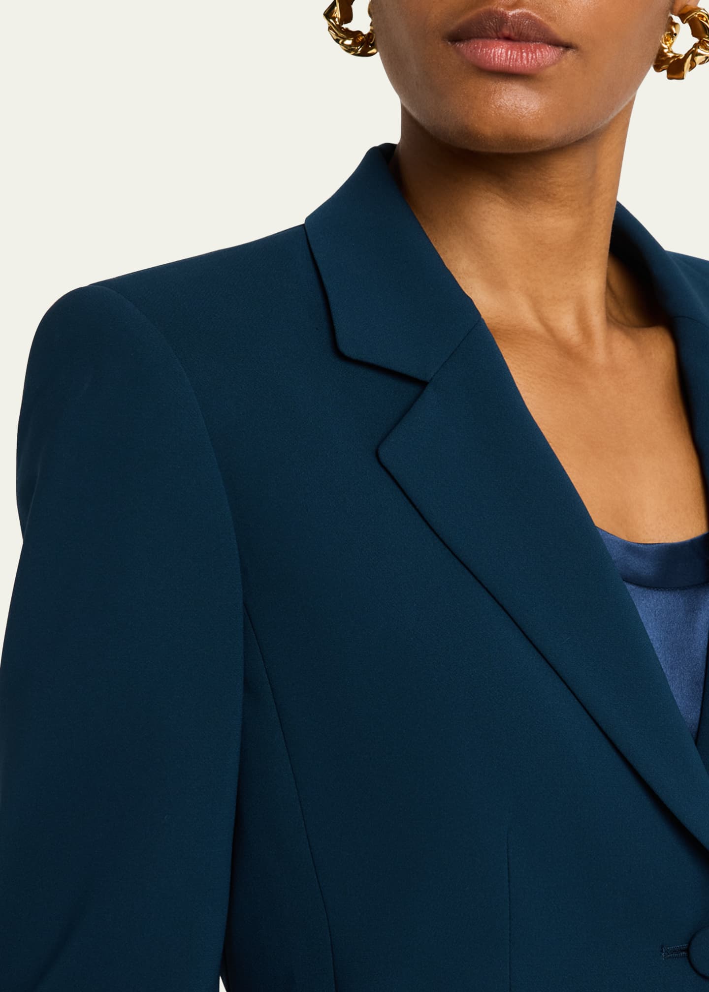 Single-Breasted Tailored Blazer