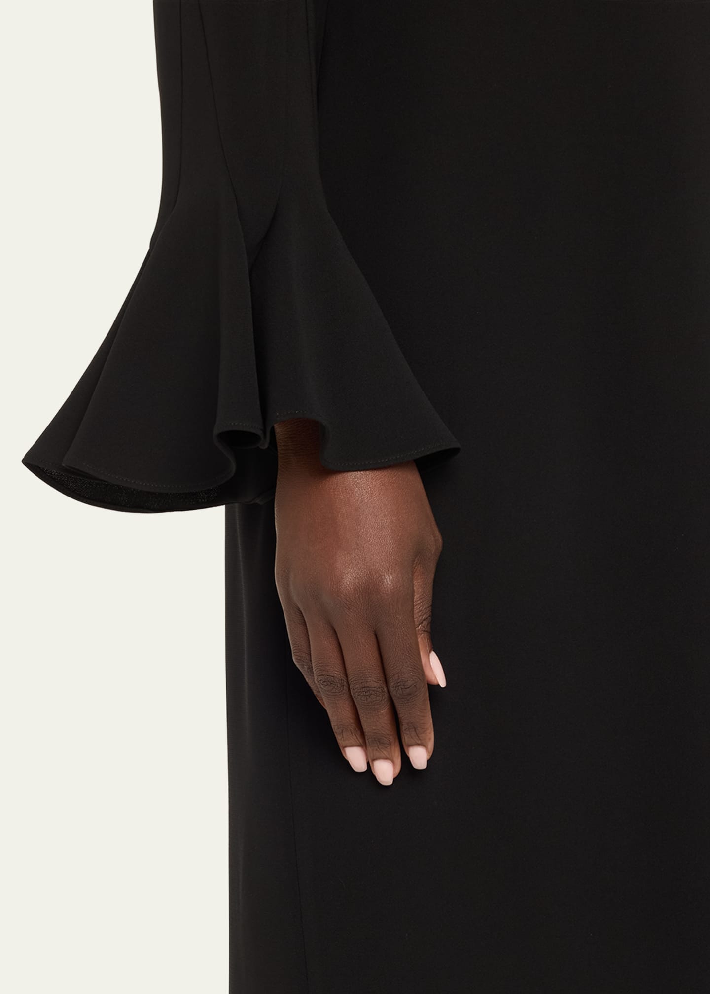 Lafayette 148 New York Pearl-Embellished Midi Sheath Dress Image 5 of 5
