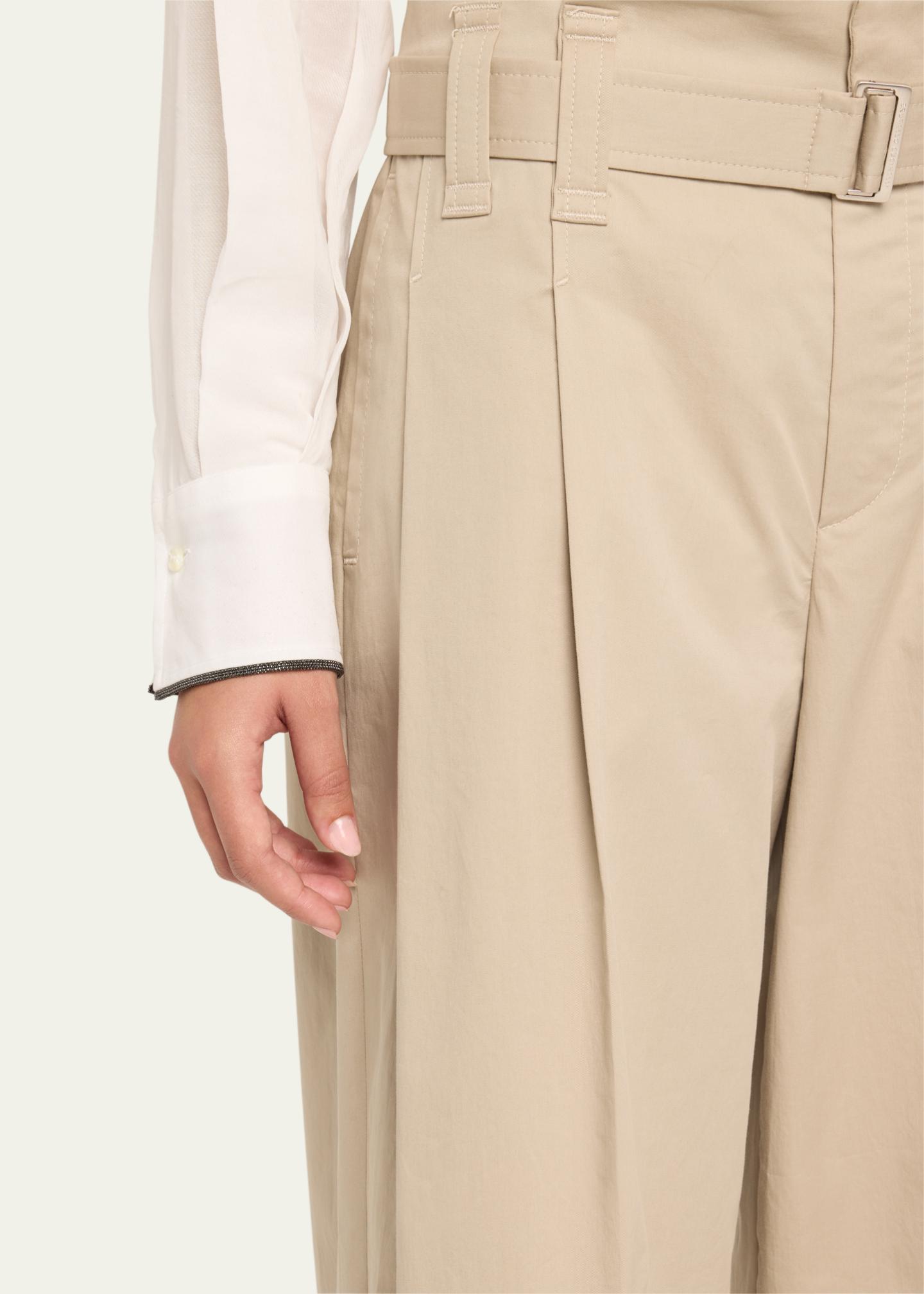 BRUNELLO CUCINELLI Size 30 Khaki Cotton Elastane Cargo Casual Pants