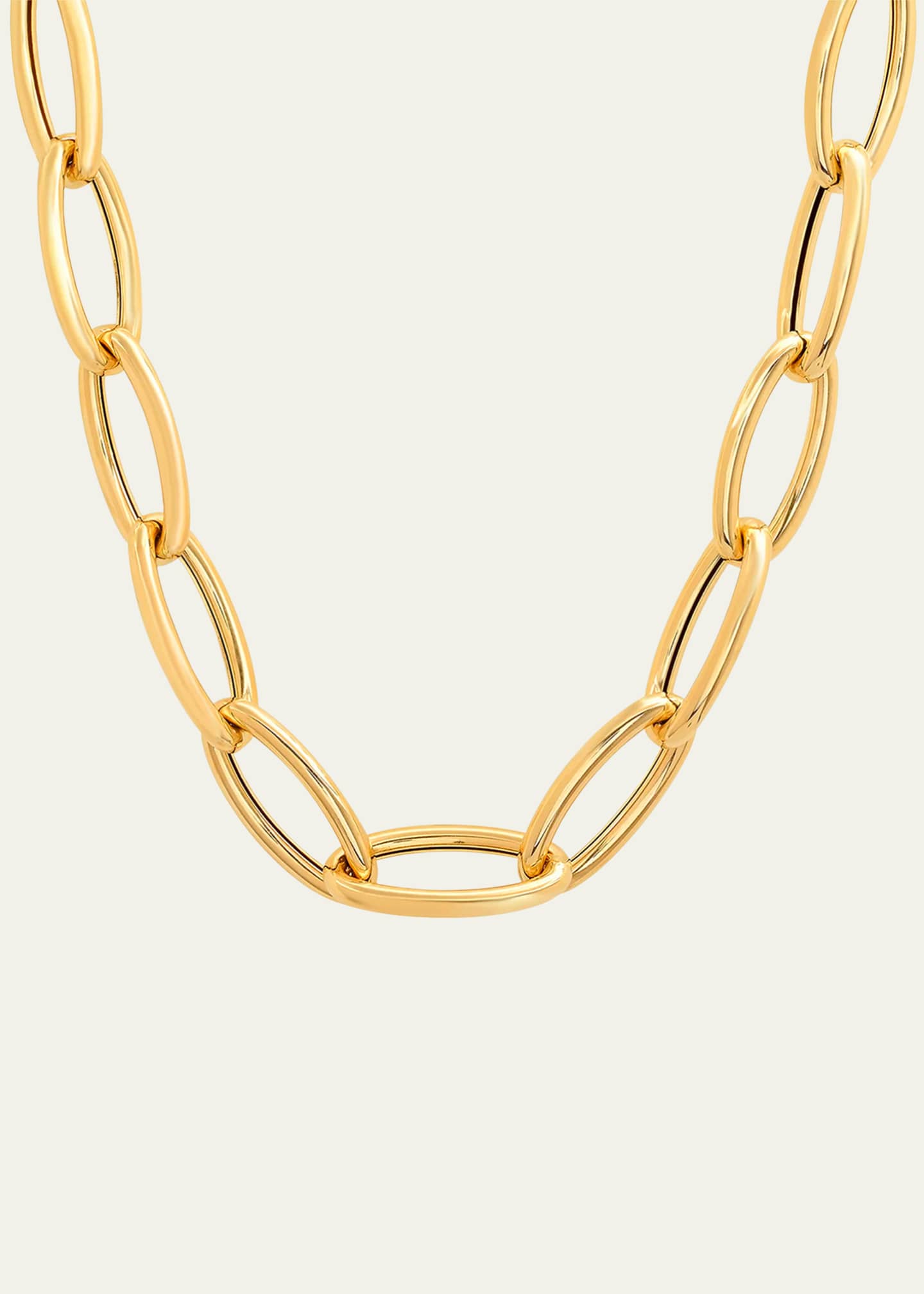 Shylee Rose Jewelry 14K Yellow Gold Jumbo Link Necklace, 16"L