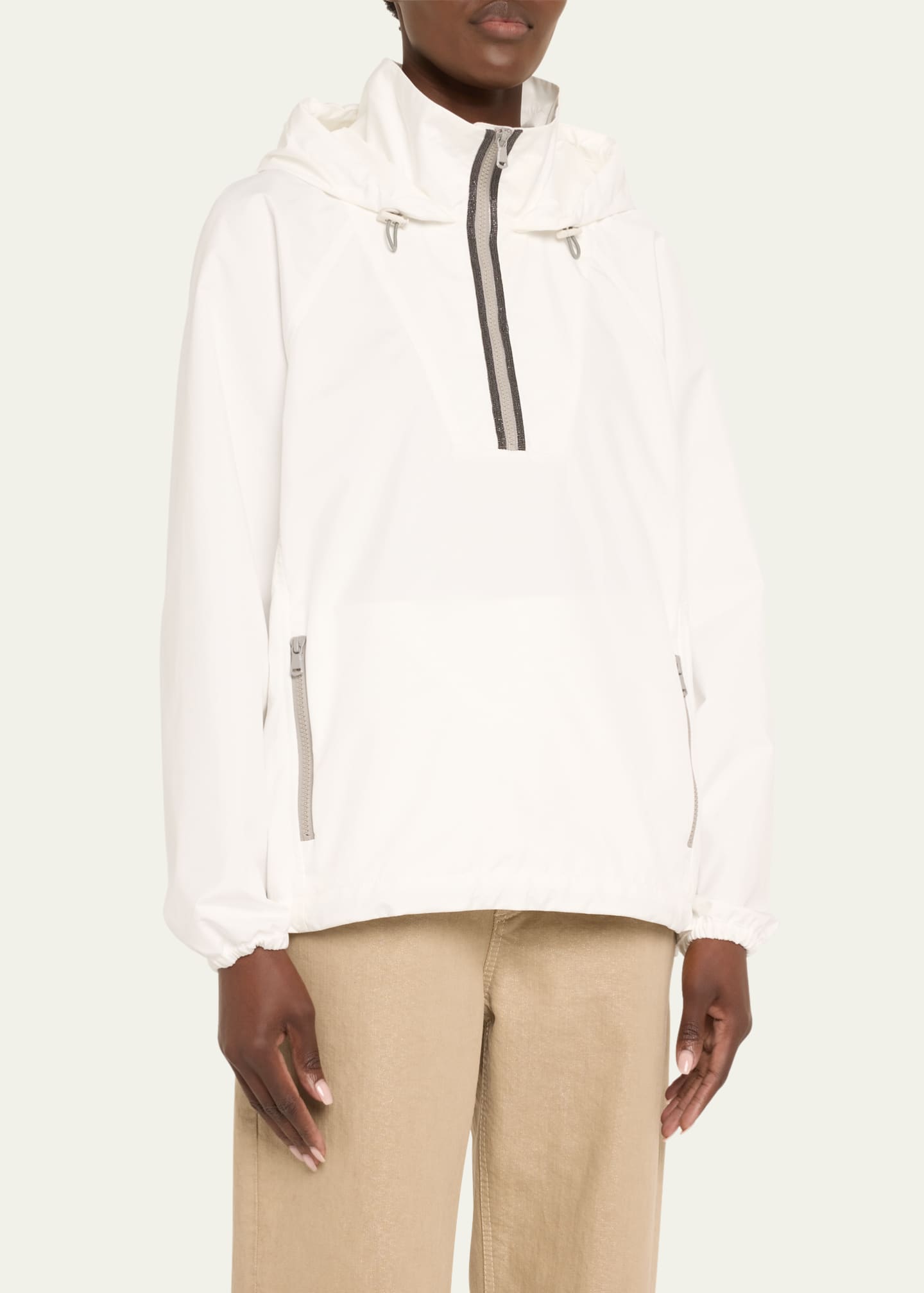 Brunello Cucinelli Hooded Active Zip Anorak Image 4 of 5
