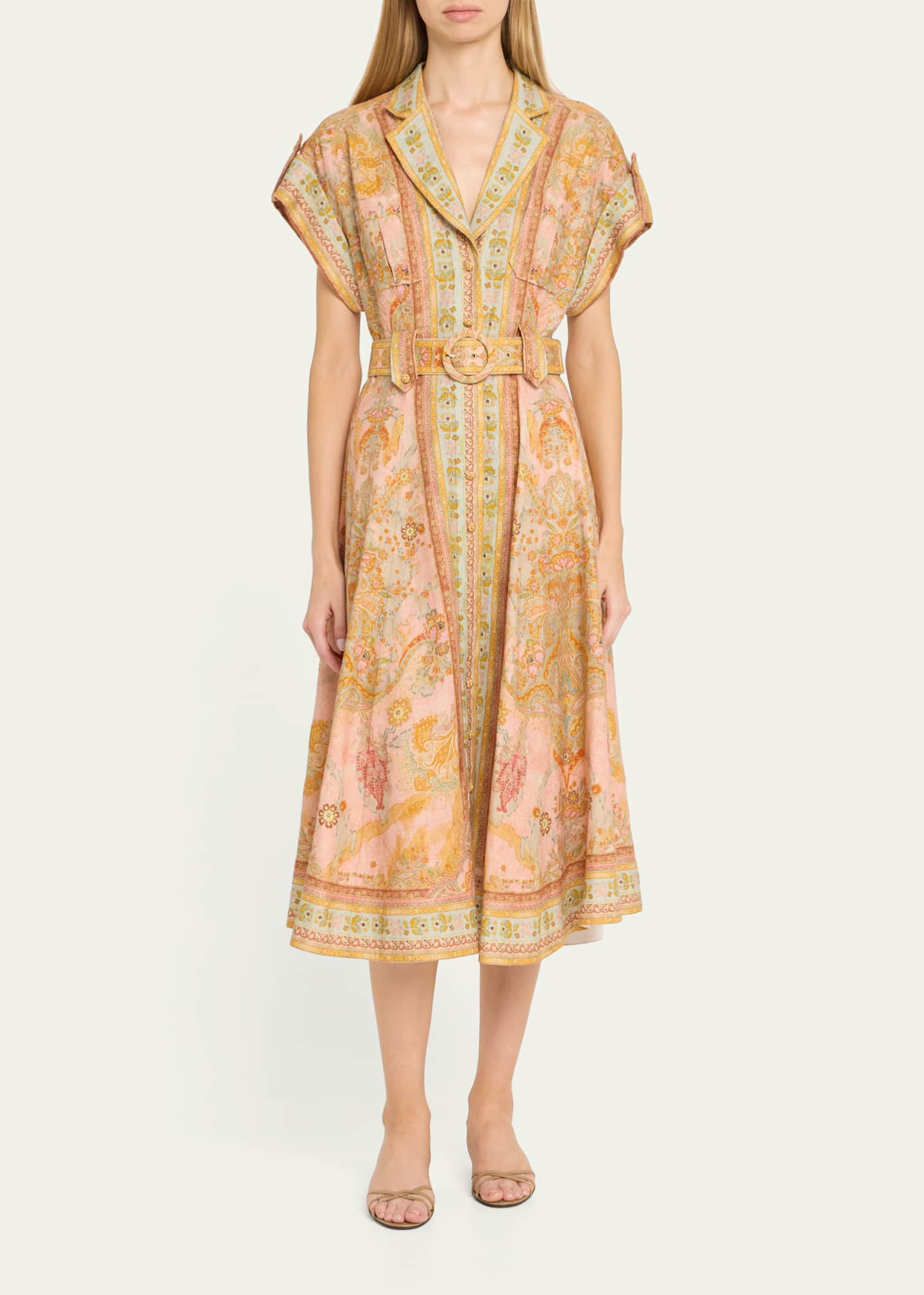 Zimmermann Acacia Midi Shirtdress Image 2 of 5