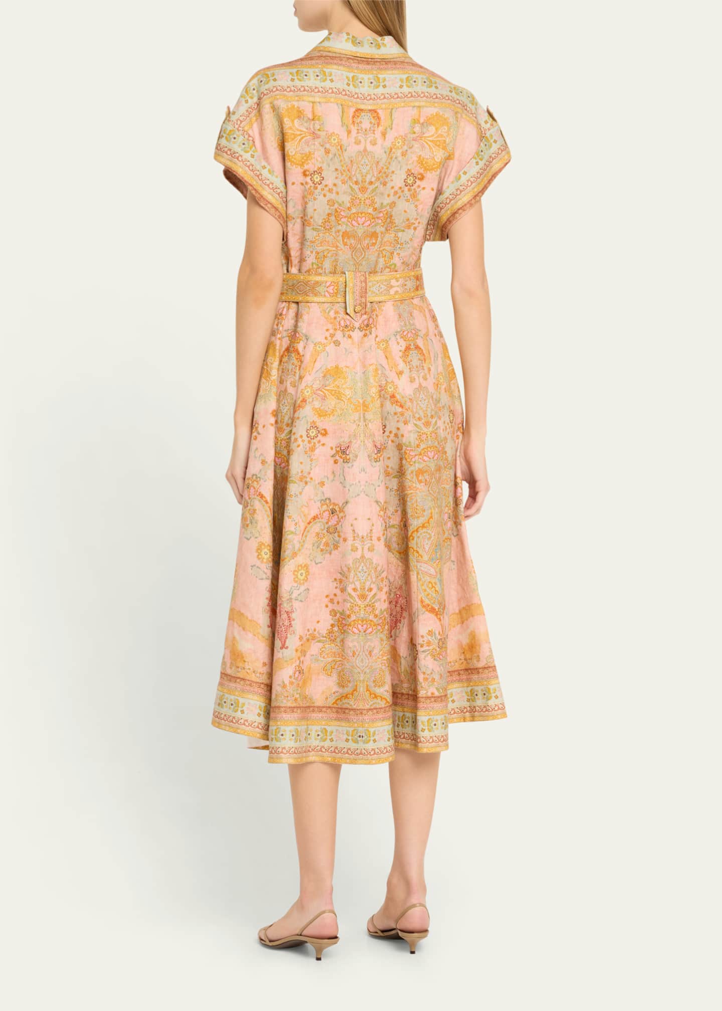 Zimmermann Acacia Midi Shirtdress Image 3 of 5
