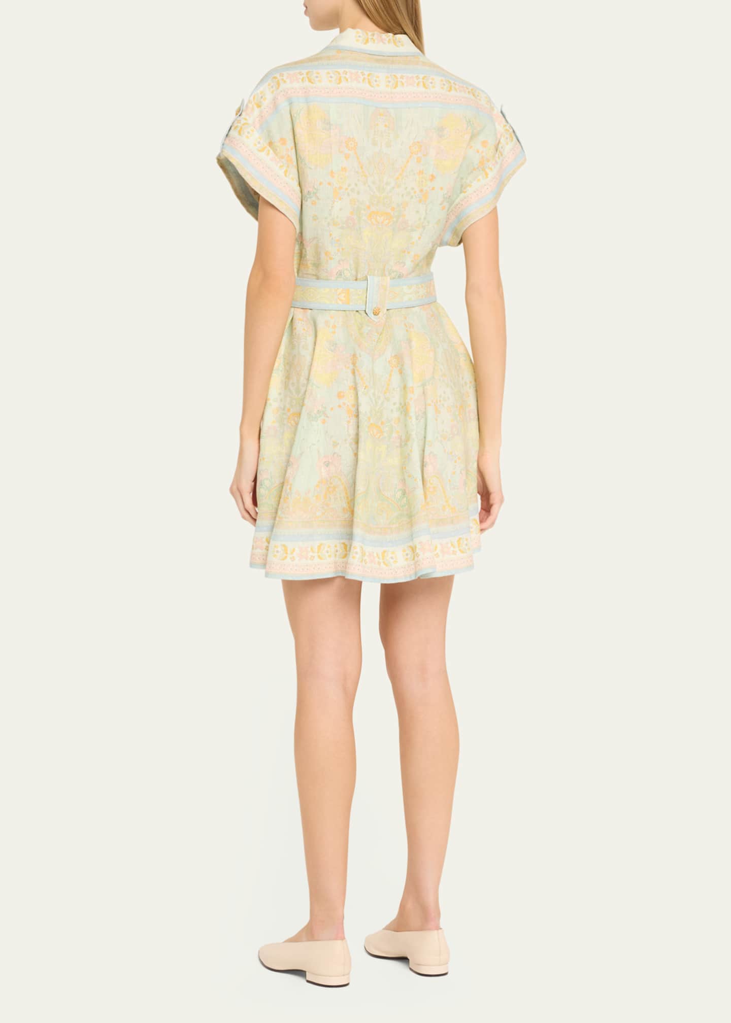 Zimmermann Acacia Mini Shirtdress Image 3 of 5