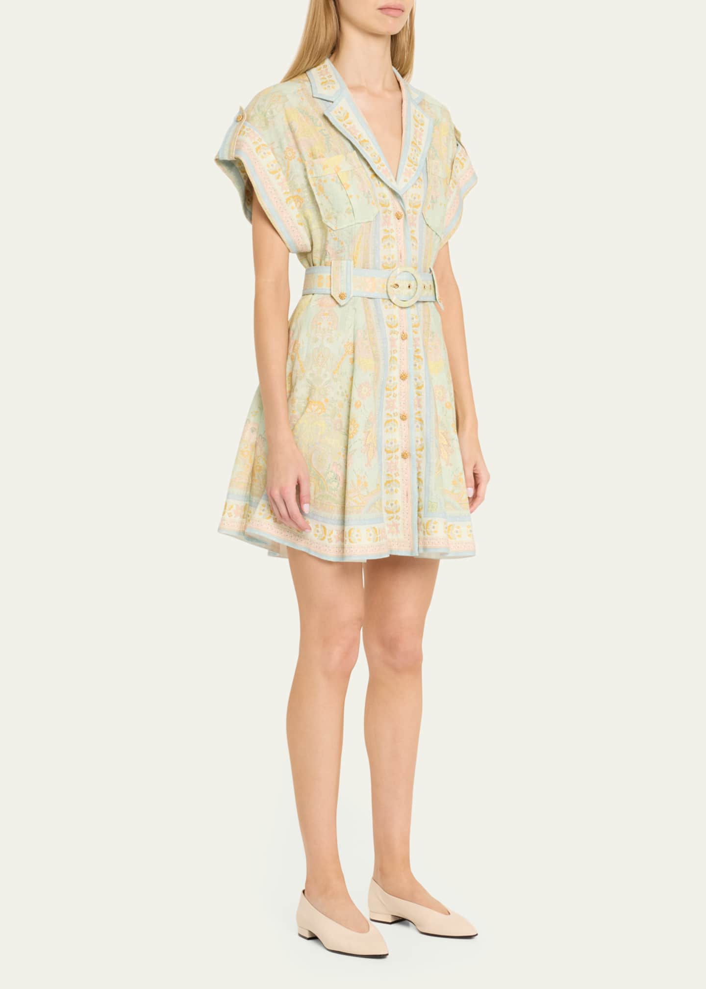 Zimmermann Acacia Mini Shirtdress Image 4 of 5