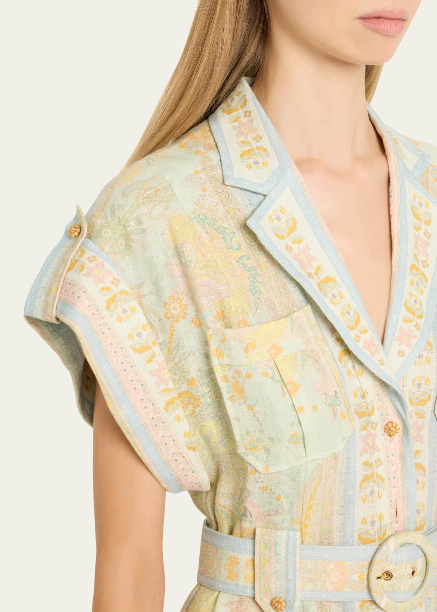 Zimmermann Acacia Mini Shirtdress Image 5 of 5