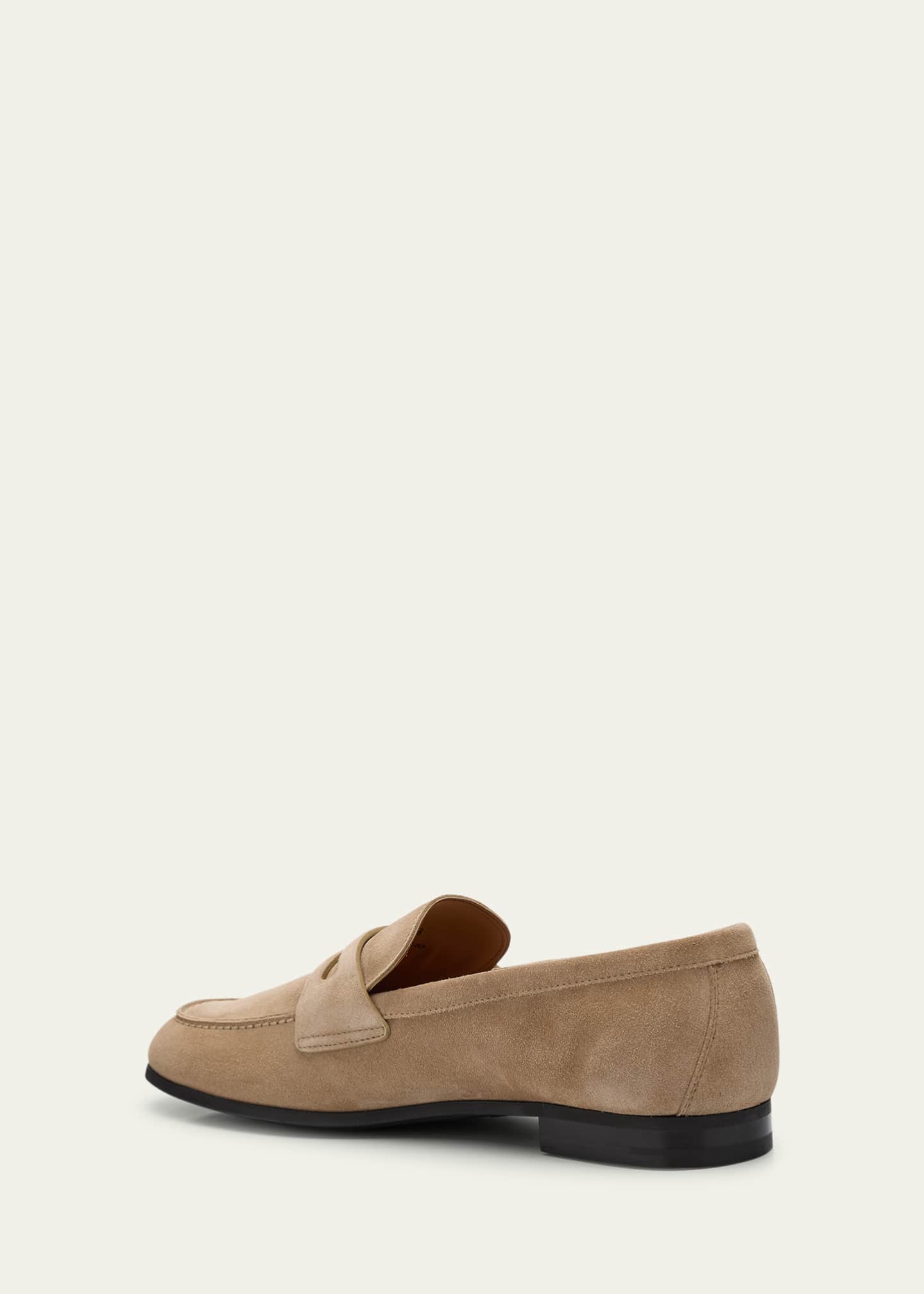 Church's Men's Milton Suede Rubber-Sole Penny Loafers Image 2 of 4