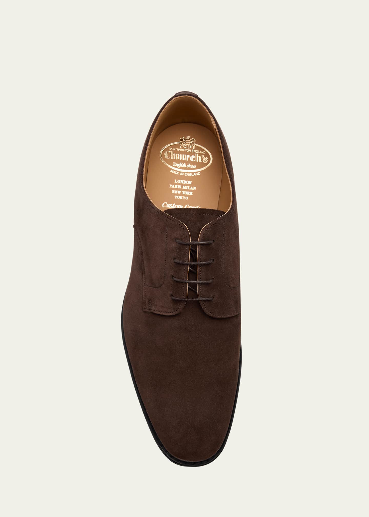 Church's Men's Cartmel 2.0 Suede Flex-Sole Derby Shoes Image 4 of 4