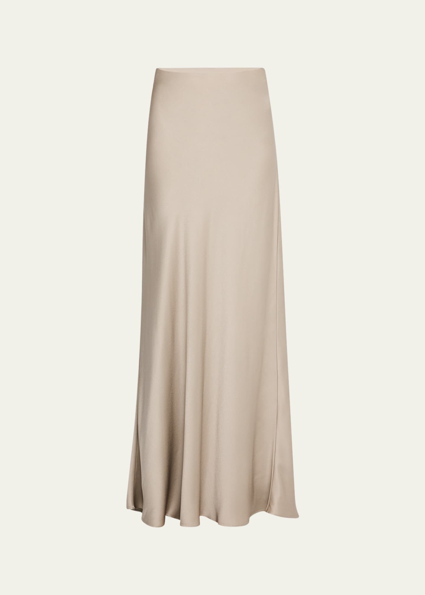Brunello Cucinelli Satin Cady Maxi Mermaid Skirt Image 1 of 5