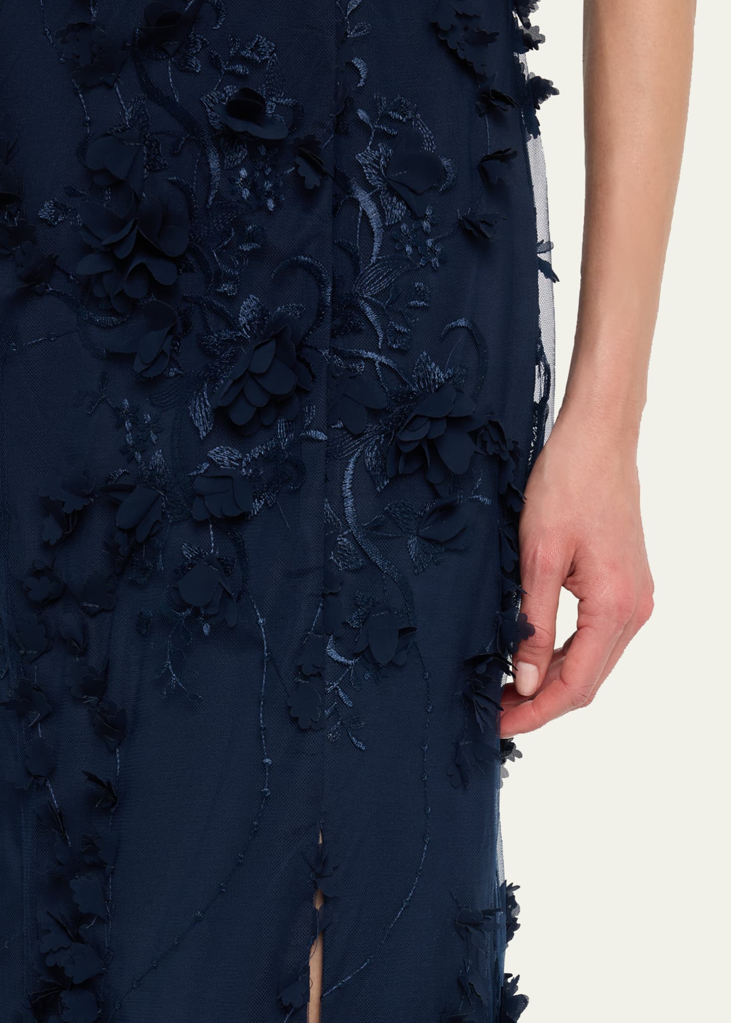 aidan mattox embroidered dress Aidan by Aidan Mattox Embroidered Sequin Dress