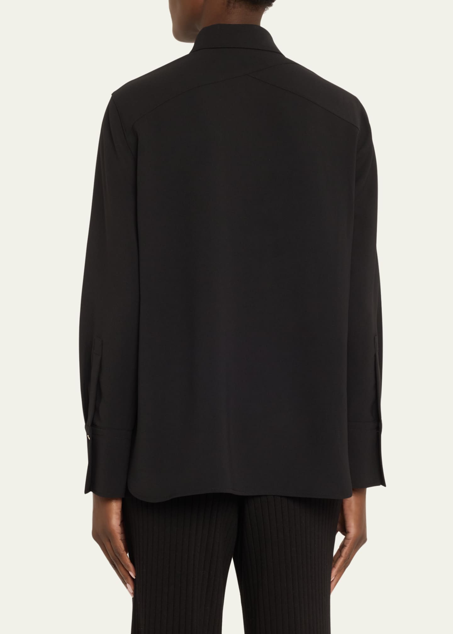 Vince Jewel-Embellished Button-Down Shirt Image 3 of 5