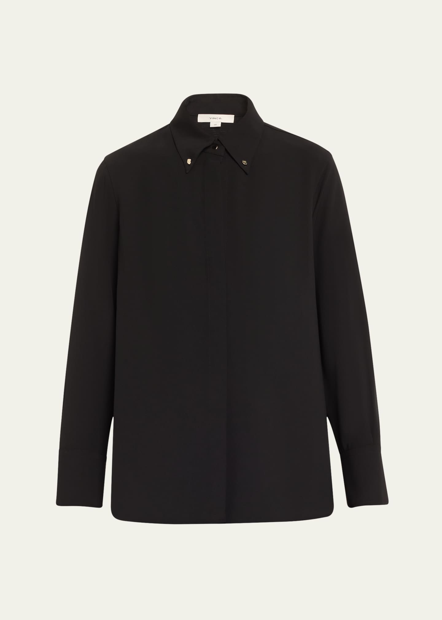 Vince Jewel-Embellished Button-Down Shirt Image 1 of 5