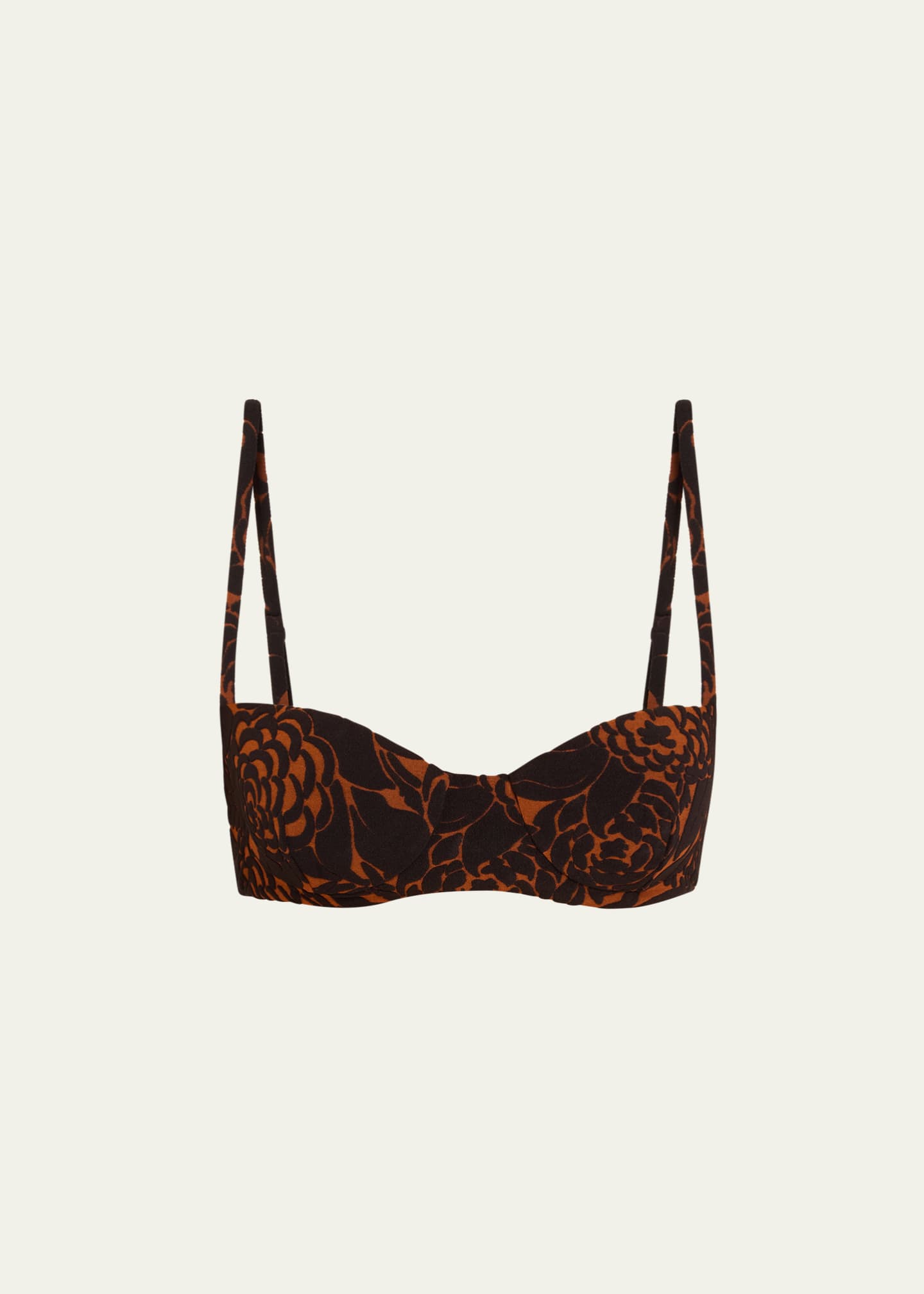 SIR Sandflower Floral Dawn Balconette Bikini Top Image 1 of 4