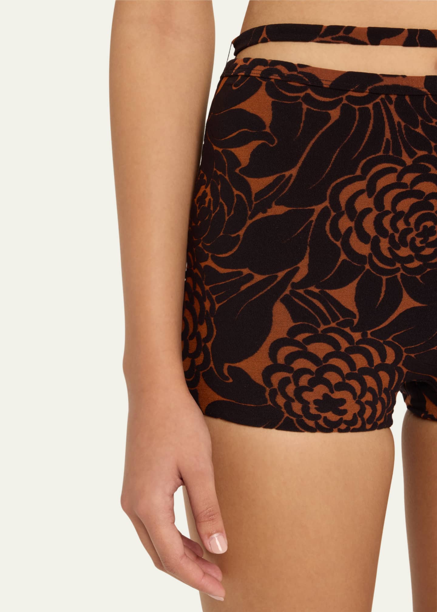SIR Sandflower Floral Dawn Swim Shorts Image 4 of 4