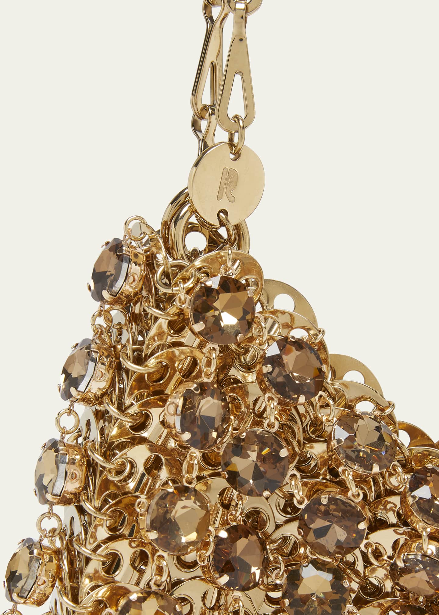Rabanne Sac a Main Disc Gradient Strass Shoulder Bag Image 6 of 6