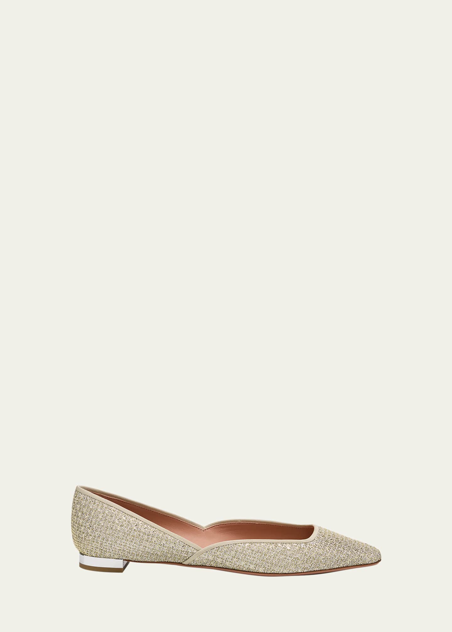 Aquazzura Maia Honeycomb Ballerina Flats Image 1 of 6