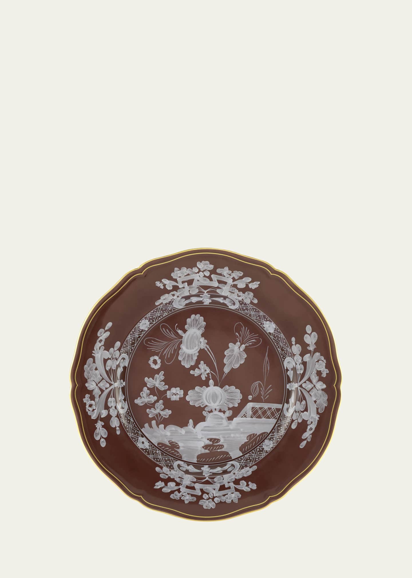 GINORI 1735 Oriente Italiano Castagna Charger Plate Image 1 of 5
