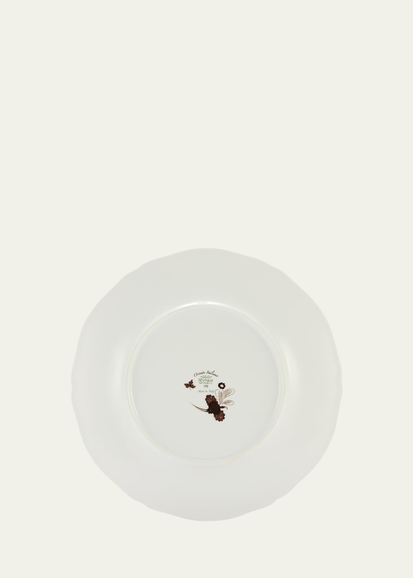 GINORI 1735 Oriente Italiano Castagna Charger Plate Image 5 of 5