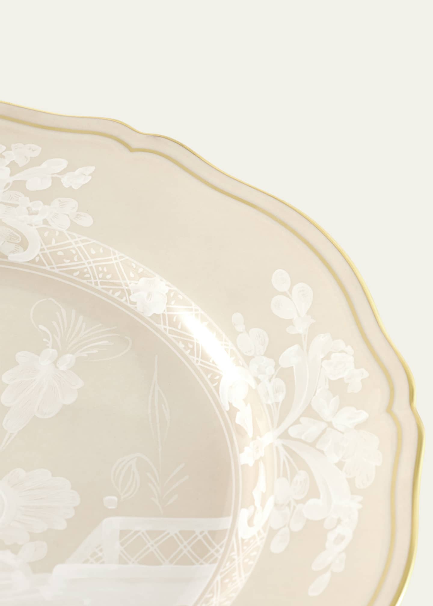 GINORI 1735 Oriente Italiano Meringa Dinner Plate Image 3 of 5
