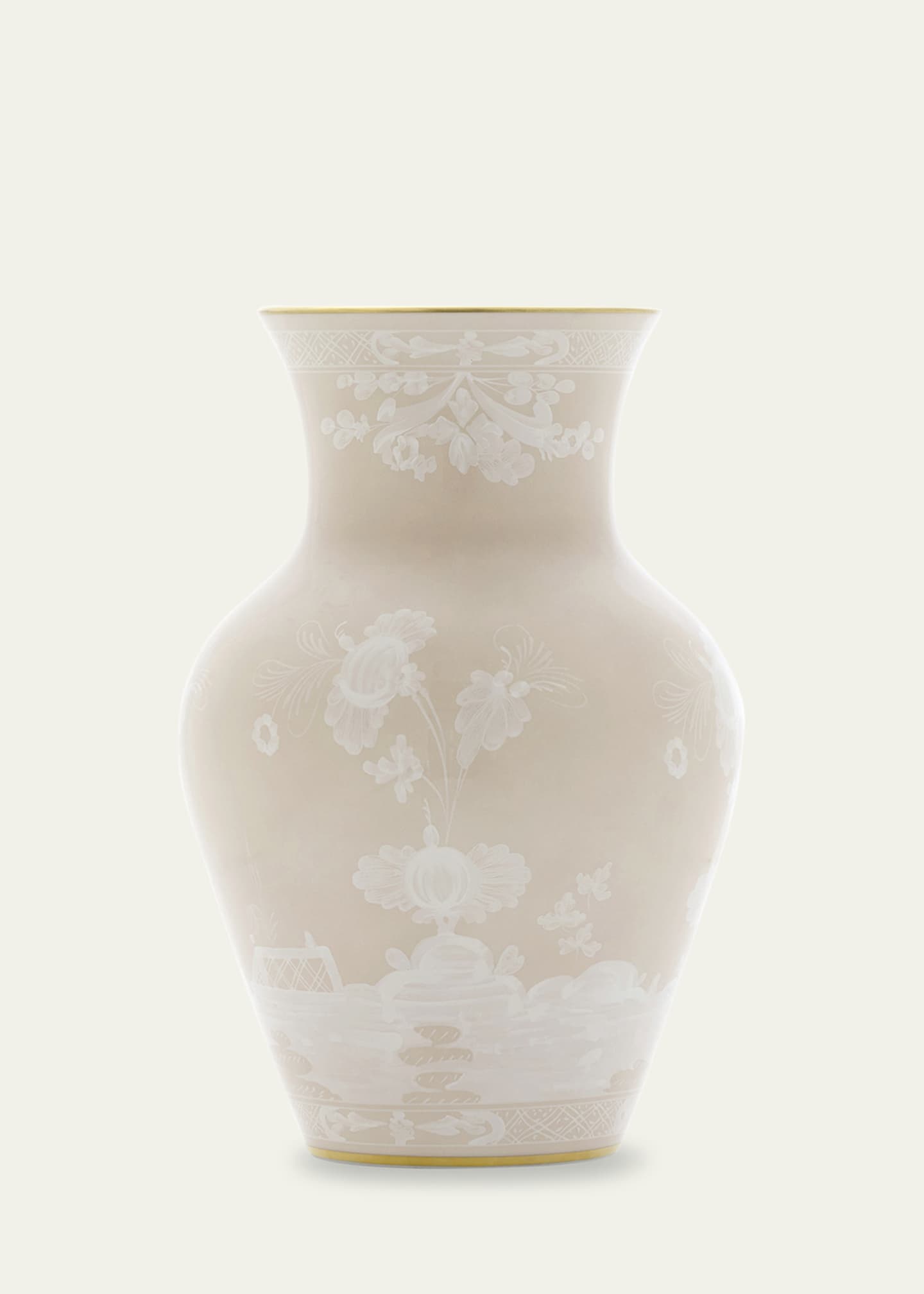 GINORI 1735 Oriente Italiano Meringa Ming Vase - 10