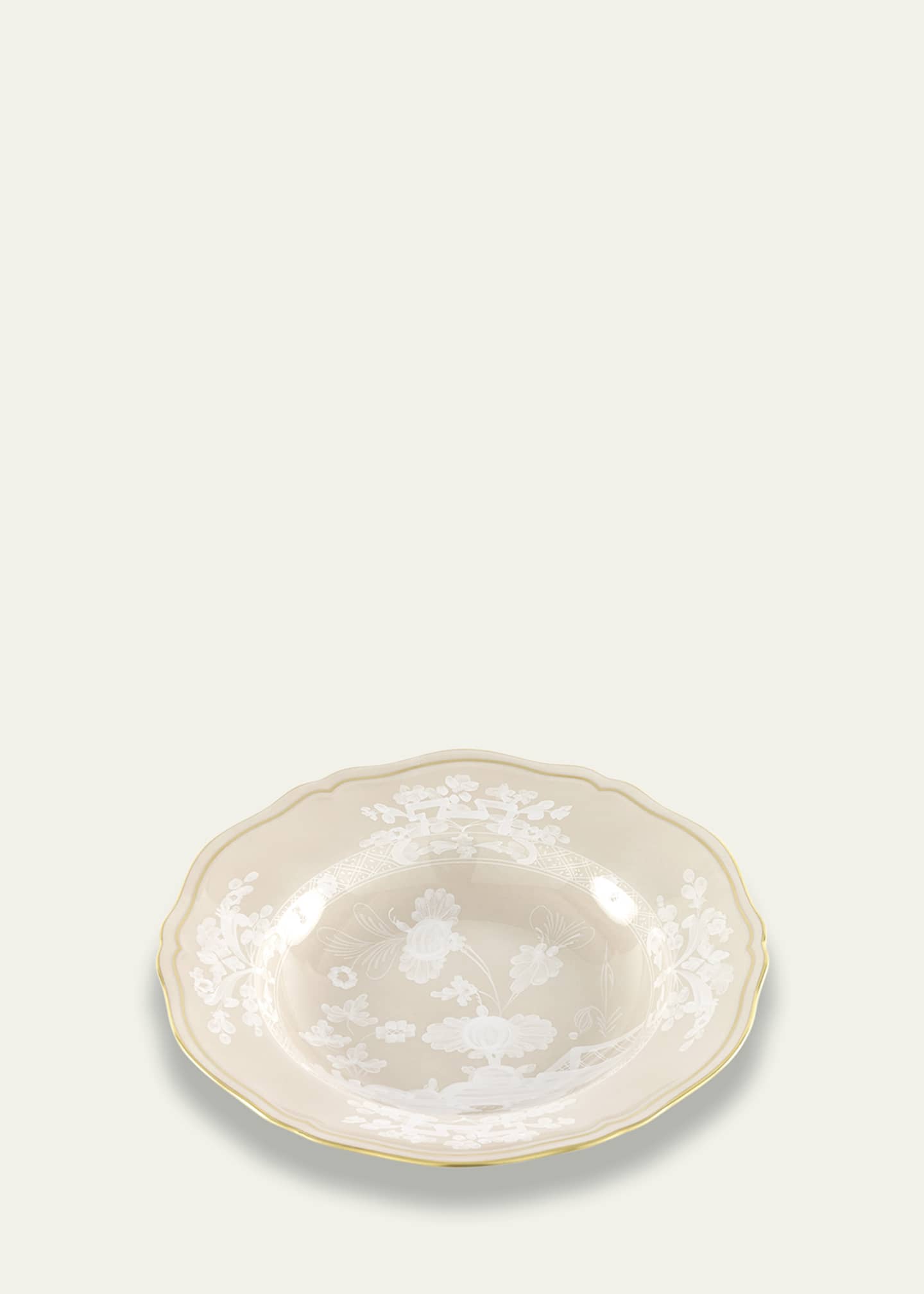 GINORI 1735 Oriente Italiano Soup Plate, Meringa Image 2 of 3