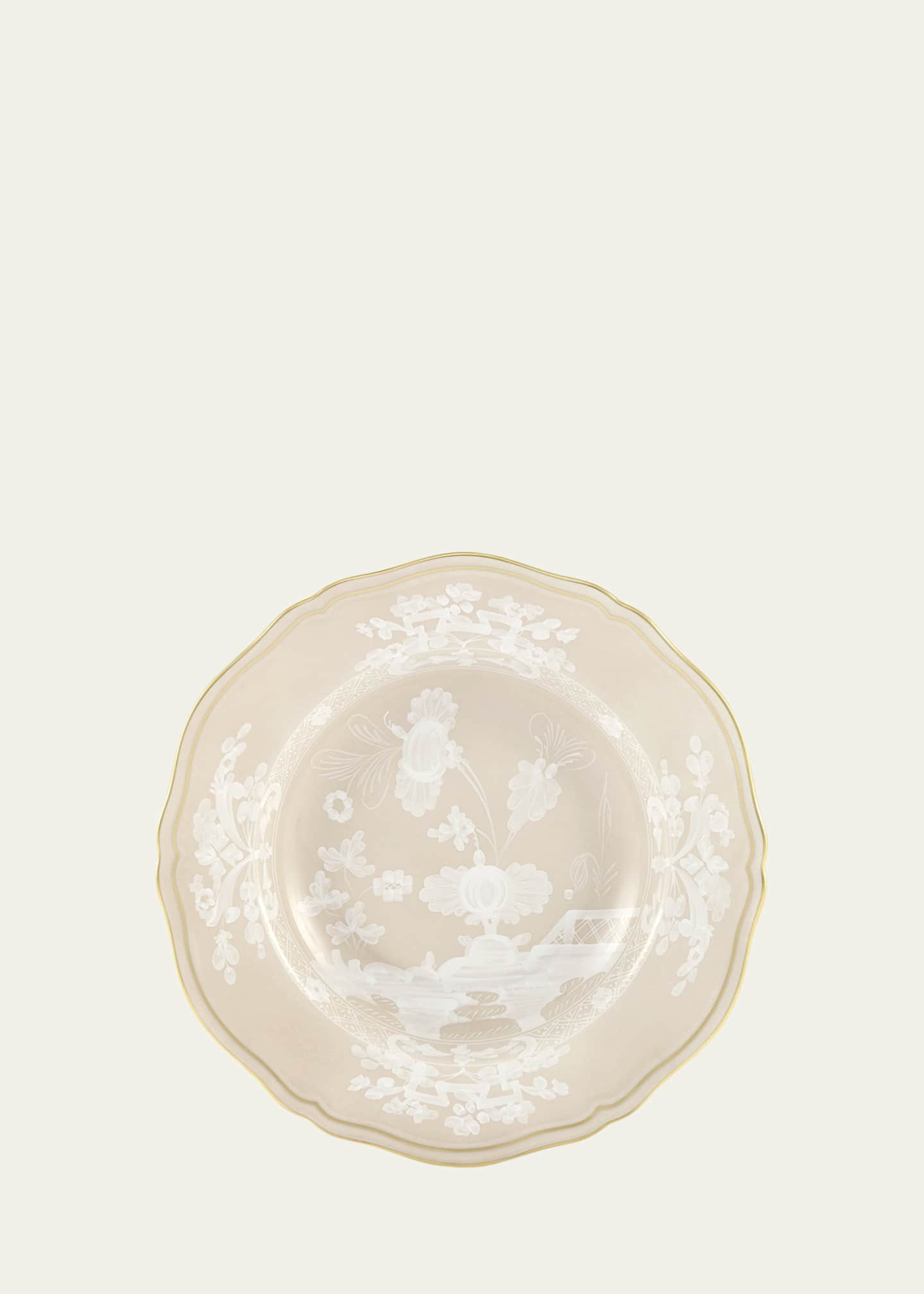 GINORI 1735 Oriente Italiano Soup Plate, Meringa Image 1 of 3