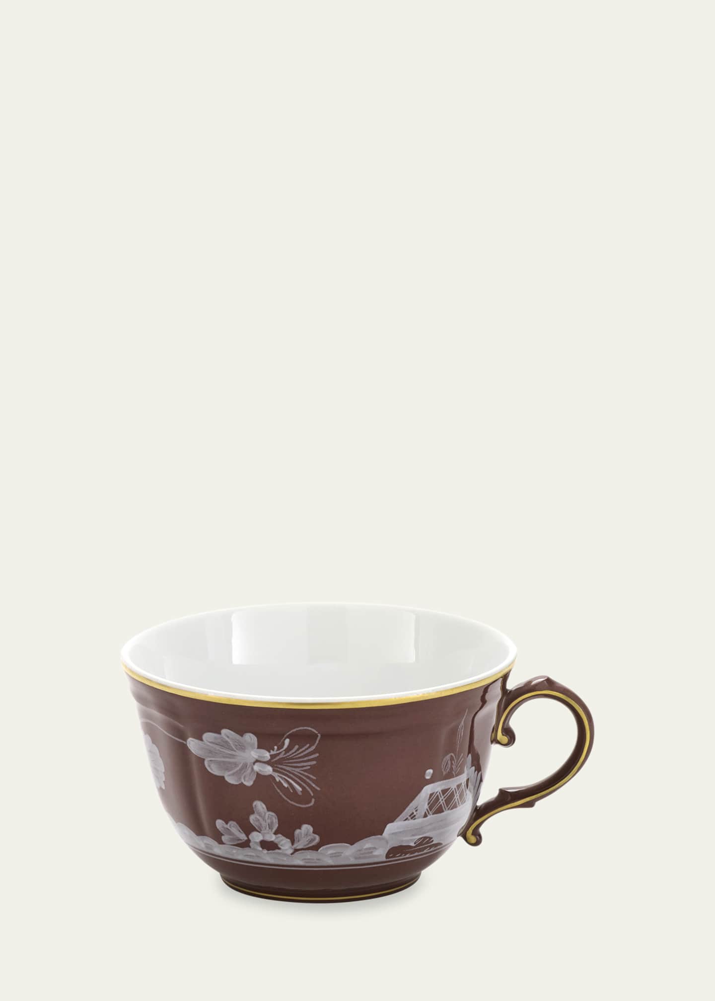 GINORI 1735 Oriente Italiano Castagna Teacup, 7.43 oz. Image 2 of 4