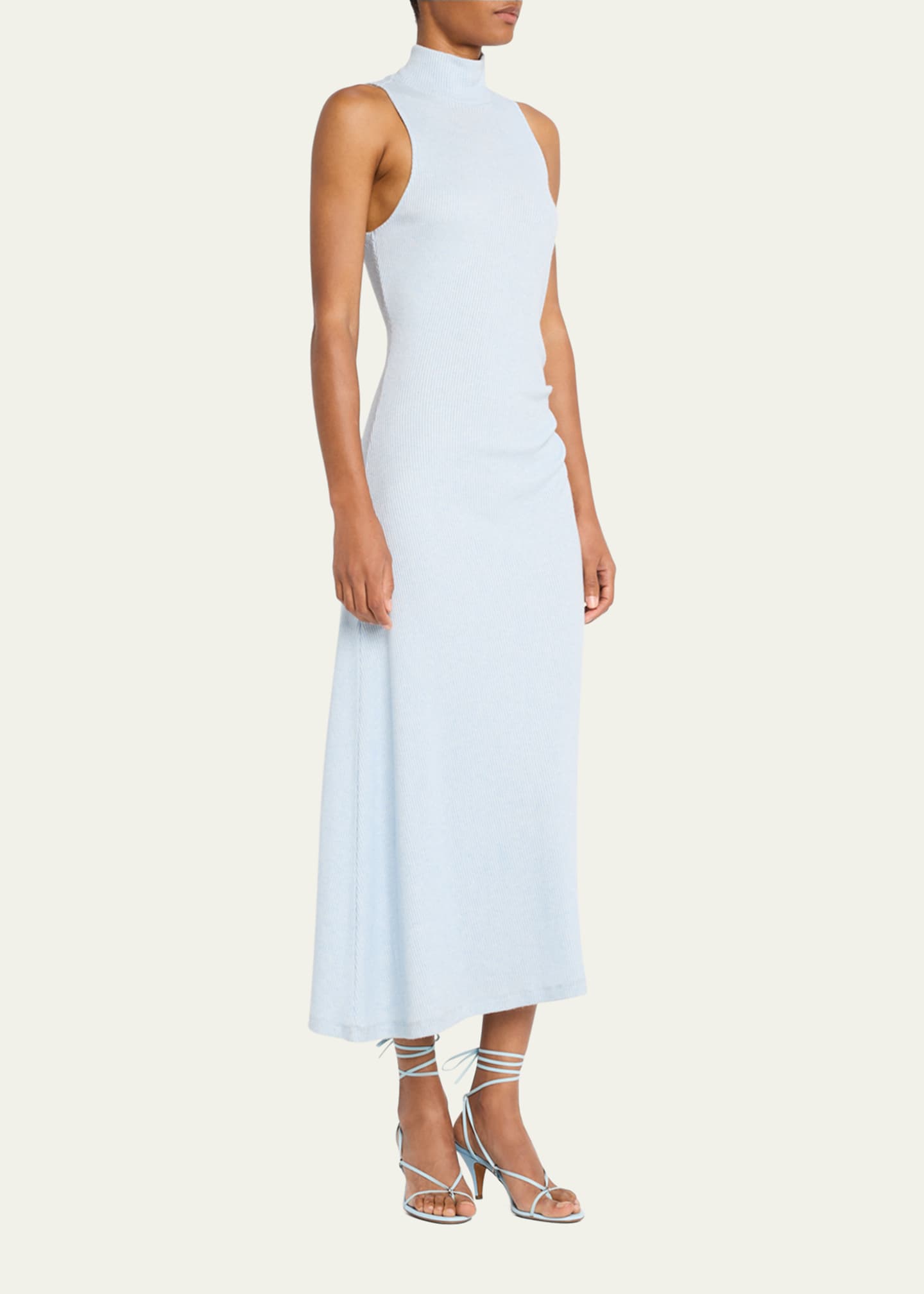 Ximena Turtleneck Midi Dress - Thumbnail 4