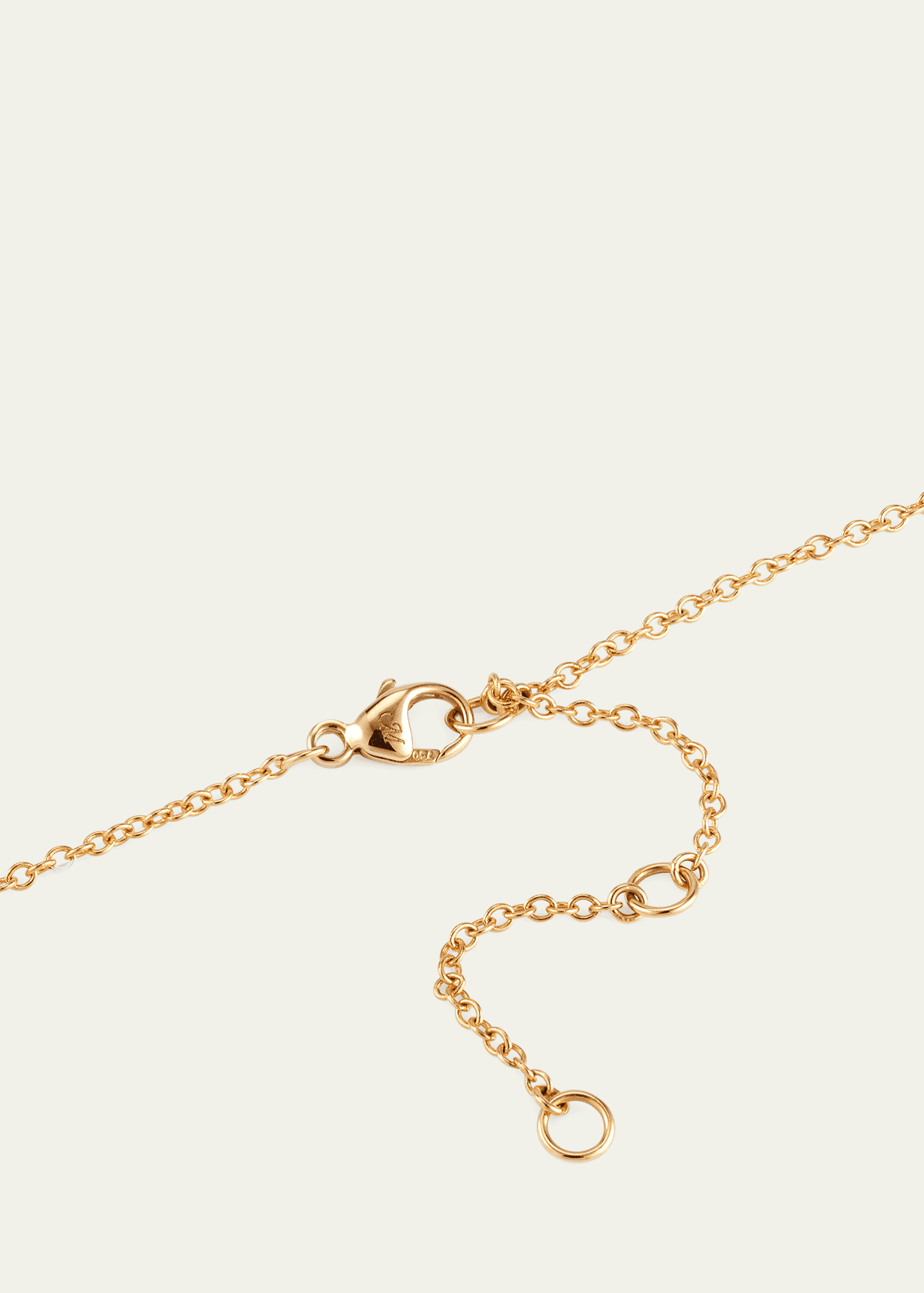 Monica Rich Kosann We're All Mad Here 18K Gold Necklace with Diamond Image 4 of 4