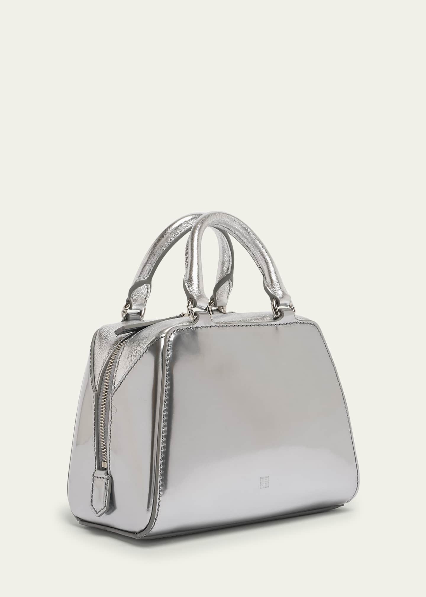Givenchy Antigona Nano Cube Crossbody Bag in Metallic Leather Image 3 of 5