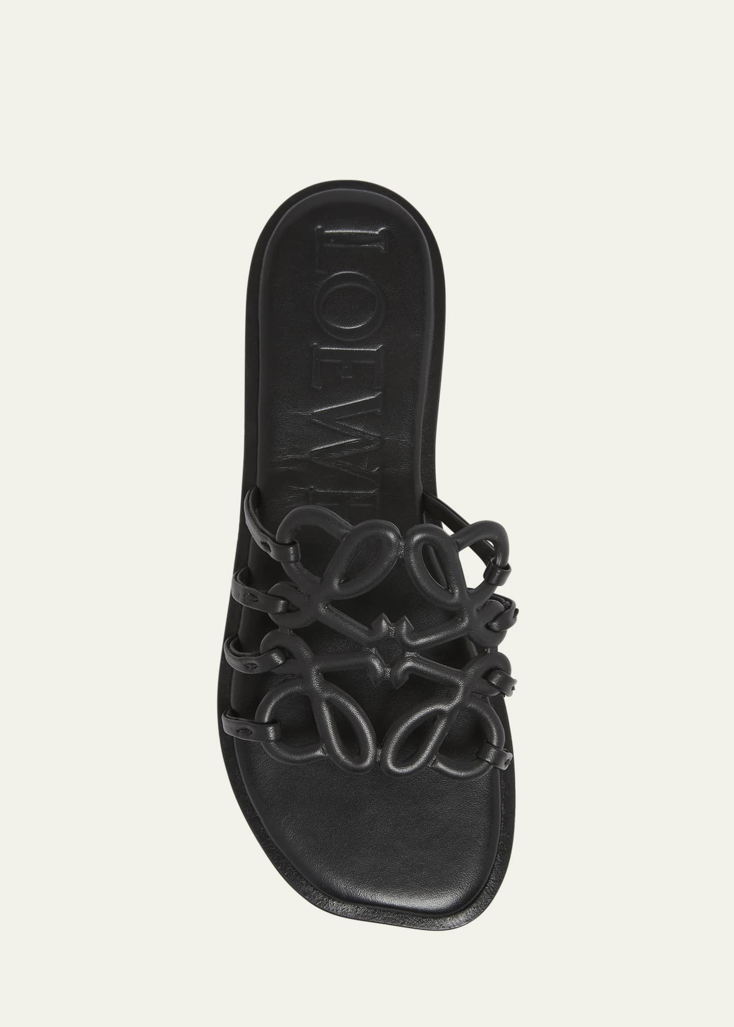 Loewe Petal Leather Anagram Slide Sandals Image 6 of 6